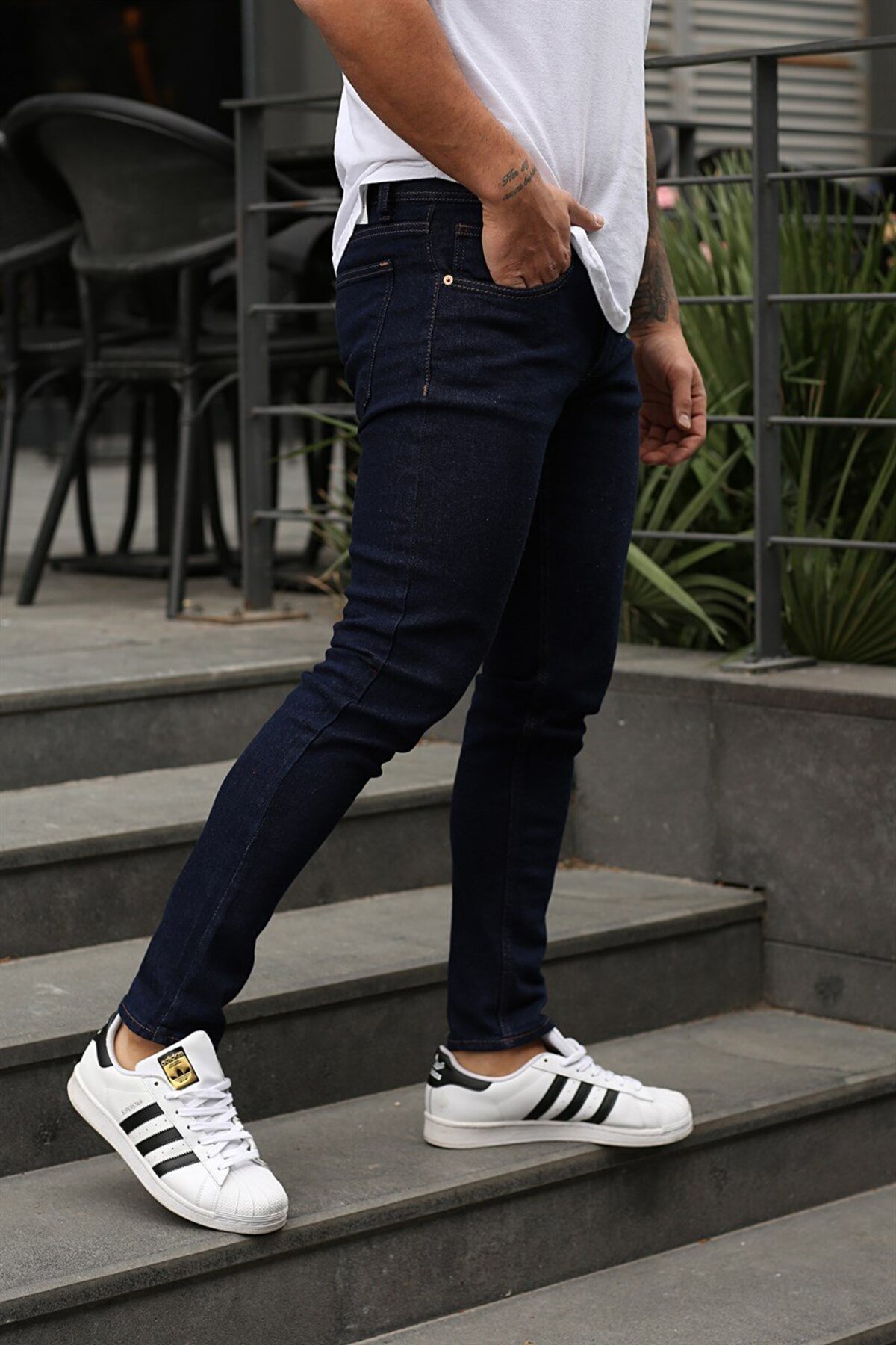 wamoss  BULGAR Kesim Slim Fit Likralı Kot Pantolon 2025 LK1 - Görsel 3