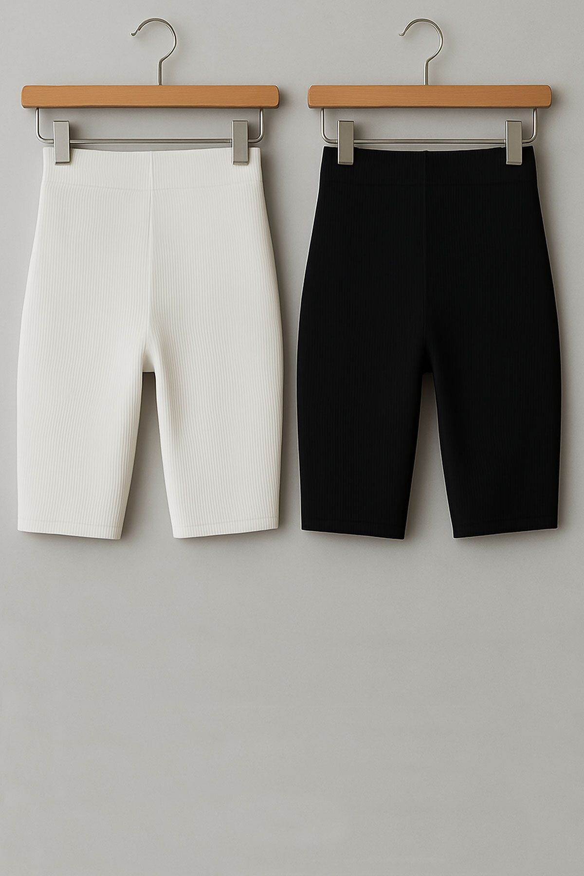 EFFE 2 komada Rebrasto Slim fit biciklističke tajice