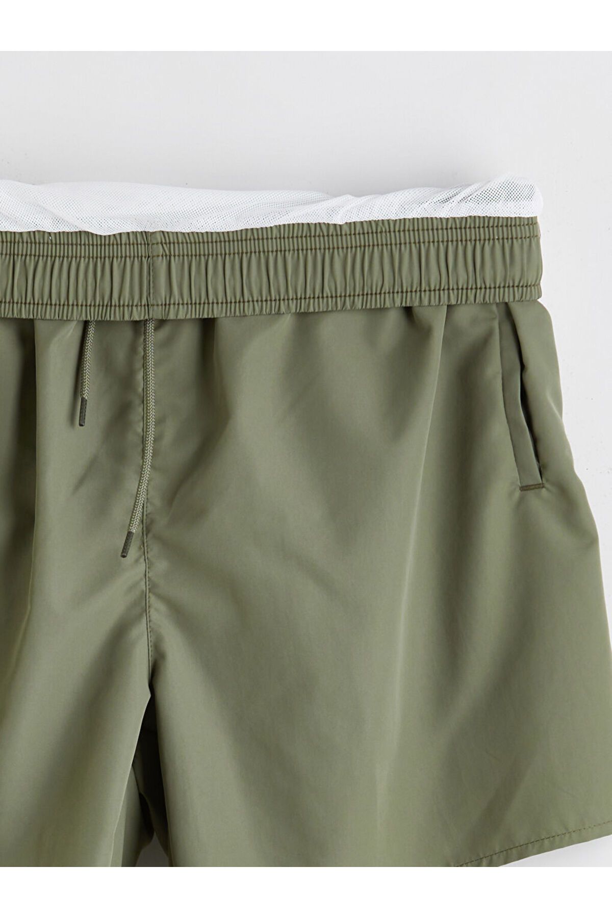 LC Waikiki-Sparkling Choices |   Khaki Short Length Men's Swim Shorts 6