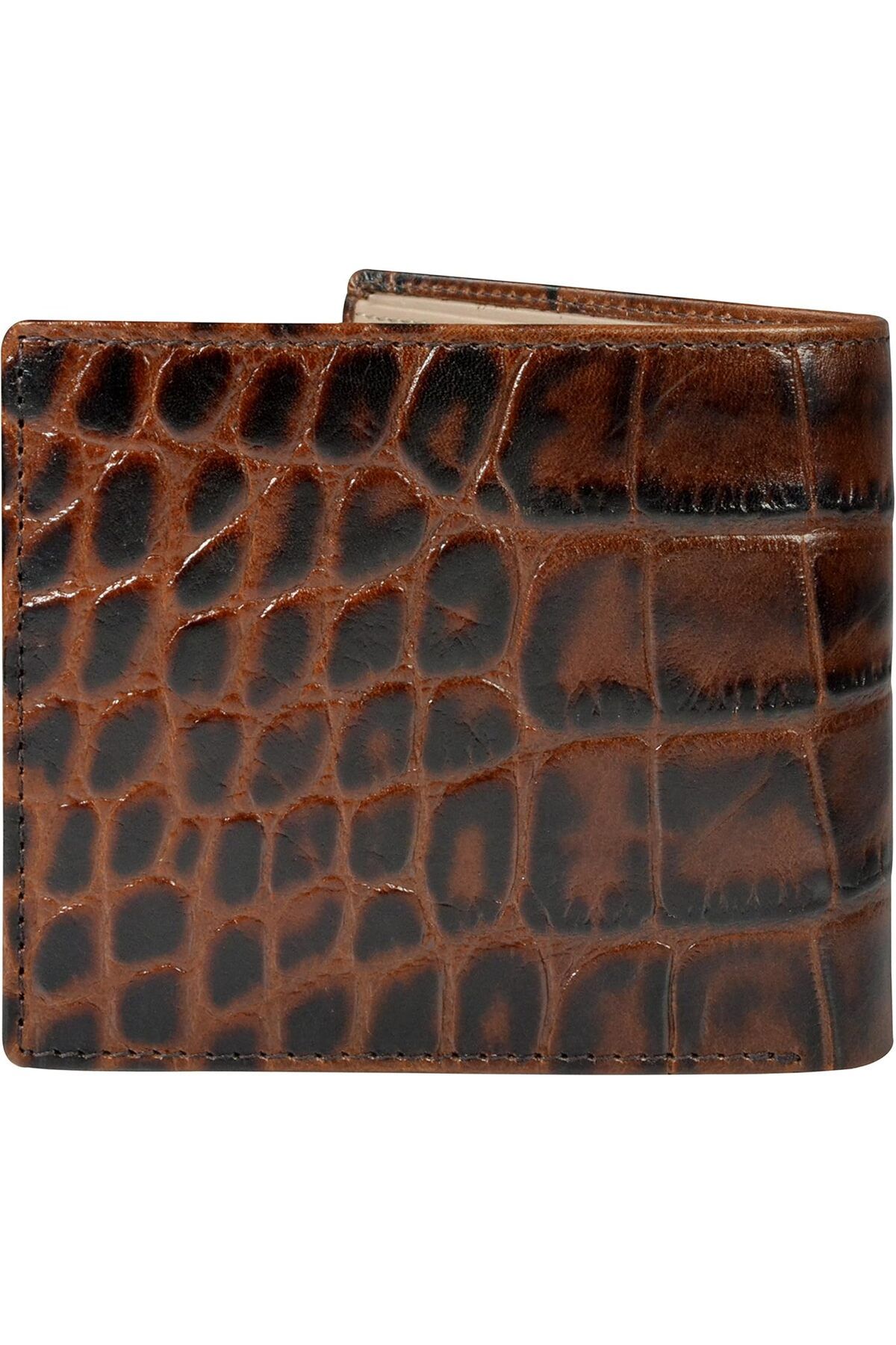Cross-Coco Signature Bi-fold Coin Wallet, Brown 5