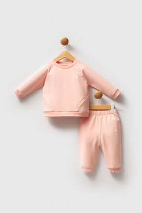 U.S. Polo Assn. U.S. Polo Assn Kız Bebek Turuncu Takım