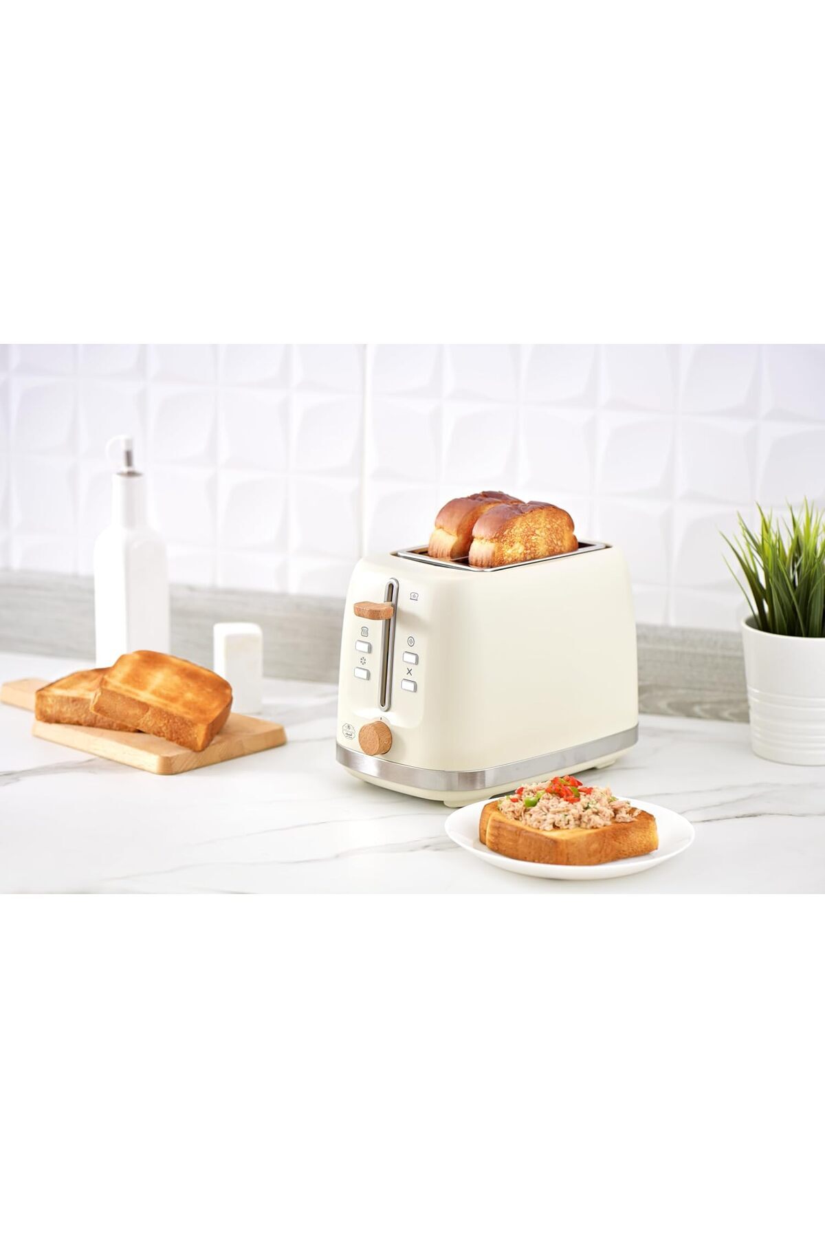 ALSAIF-800W Electric Toaster - 2 Slice with Tray 2