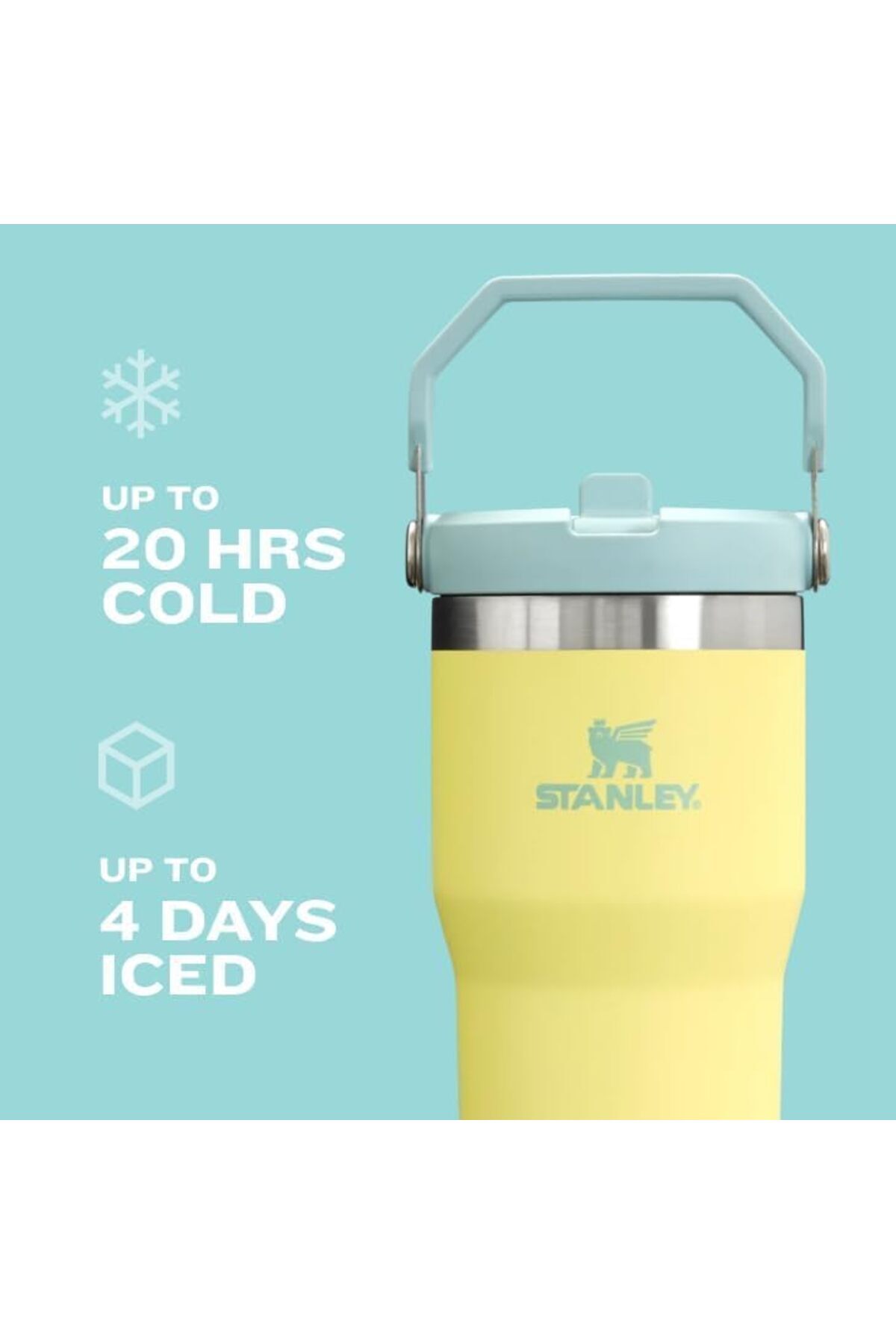 Stanley-IceFlow 2.0 Flip Straw Tumbler with Handle 30 oz | Twist On Lid and Flip Up Straw | Leak Res 8
