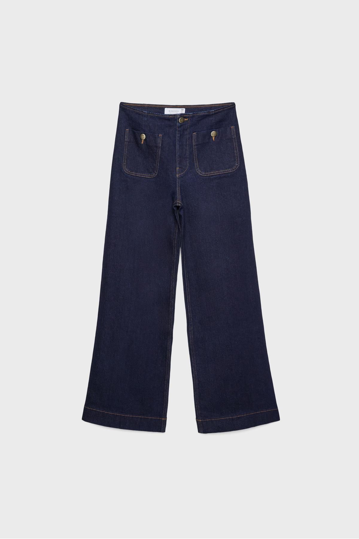 Stradivarius-D77 Minimalist jeans with pockets 5