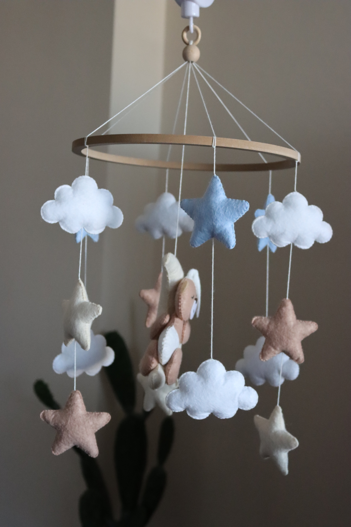 Asilbebe Kahverengi Ayıcıklı Müzikli Bebek Dönencesi fotoğrafı 3 (önizleme)