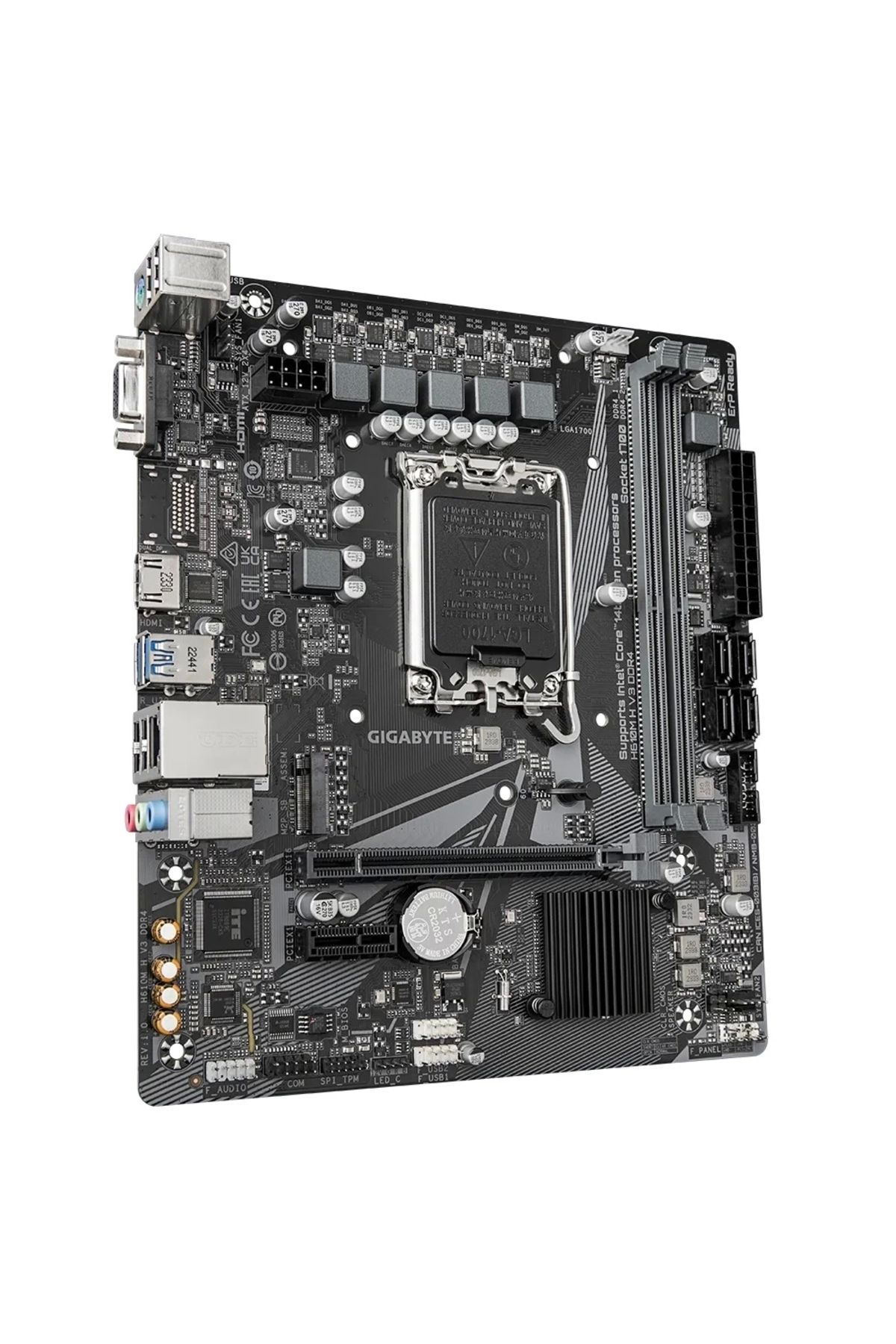Gigabyte-H610M H V3 Ddr4 Intel H610 Socket 1700 Ddr4 3200Mhz Matx Gaming Motherboard 3