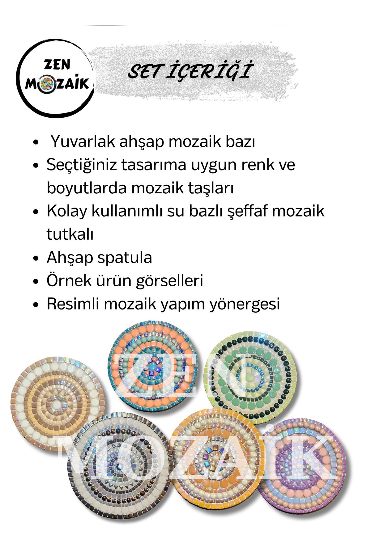 Zen Mozaik-Mandala Mosaic DIY Set – Create Miracles with Your Creativity! 4