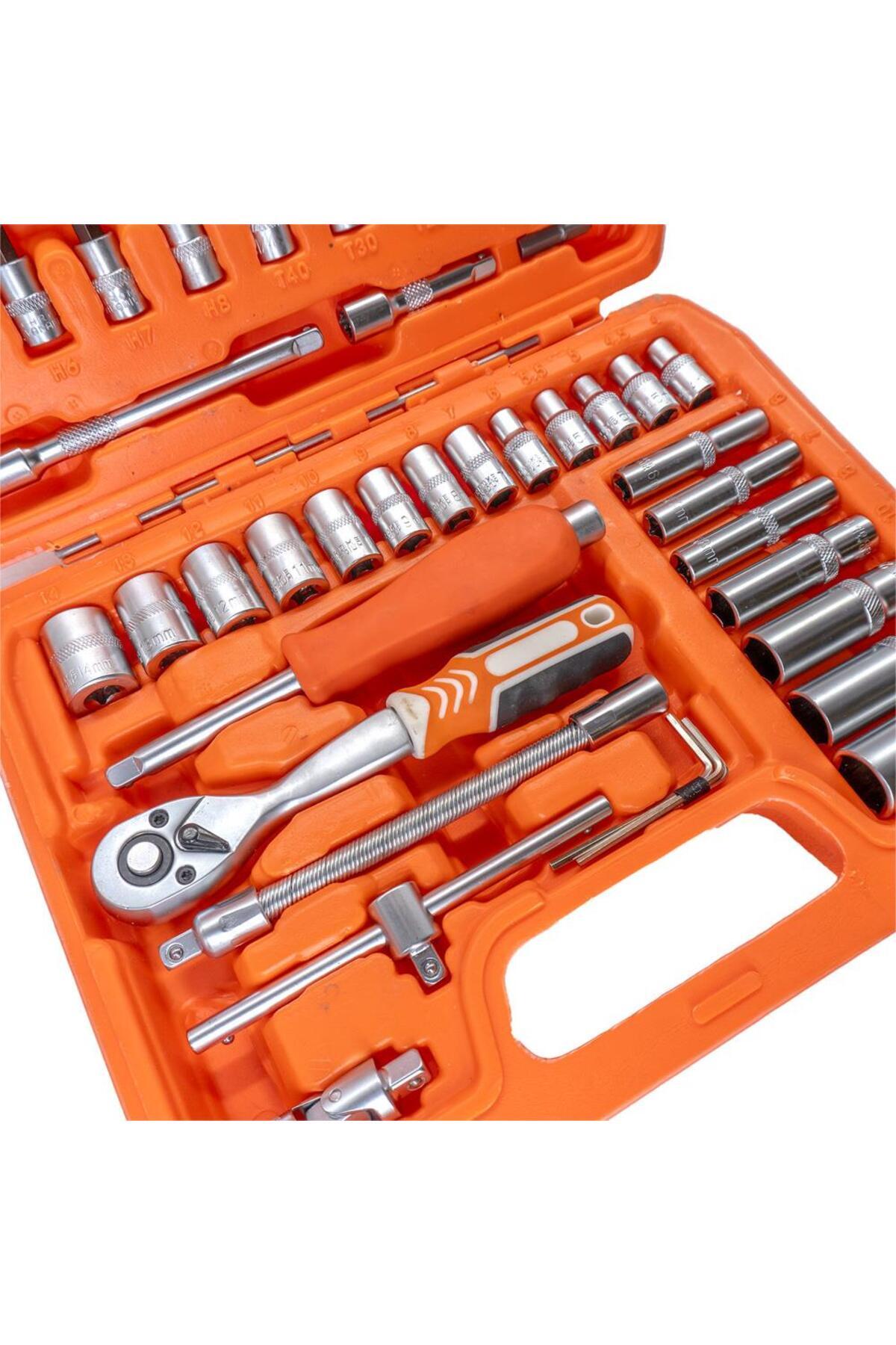 Titi-6388 Bit Set with Socket and Socket 1/4" - 53 Pieces (72 Teeth Ratchet) 4
