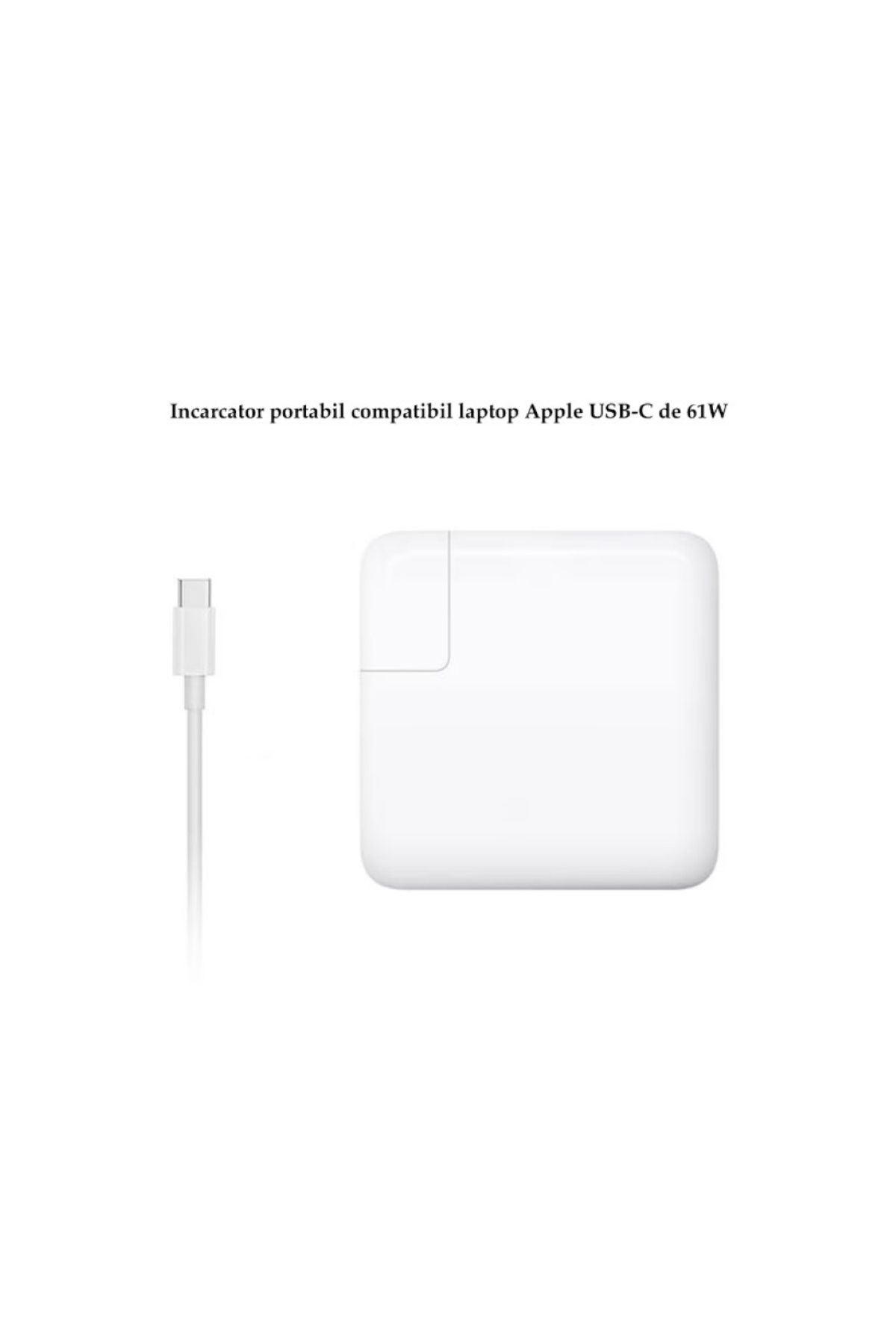 Leexo-USB-C 61W Charger and USB-C to USB-C 1 m cable set, compatible with Apple MacBook 2