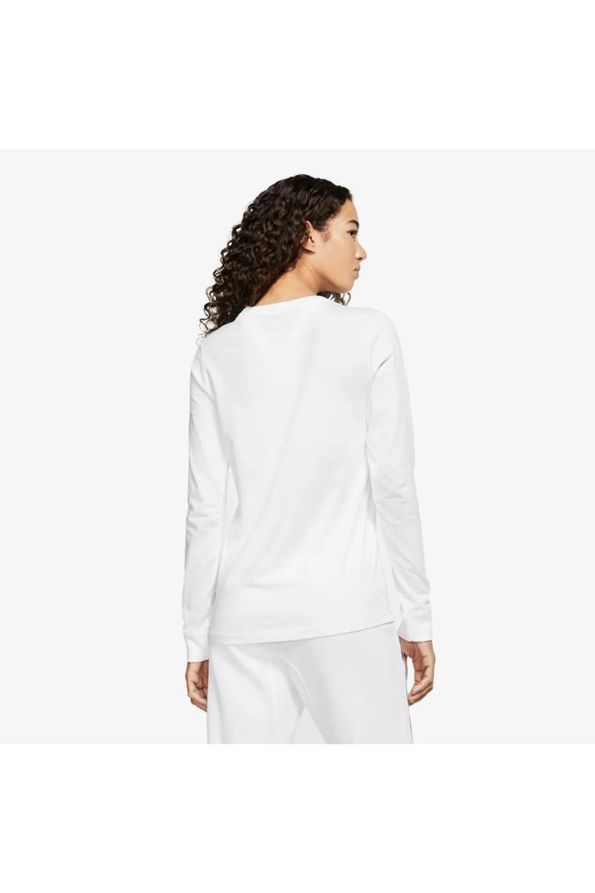 Nike-W Nsw Tee Essntl Ls Icon Ftr XS XS INTL 2
