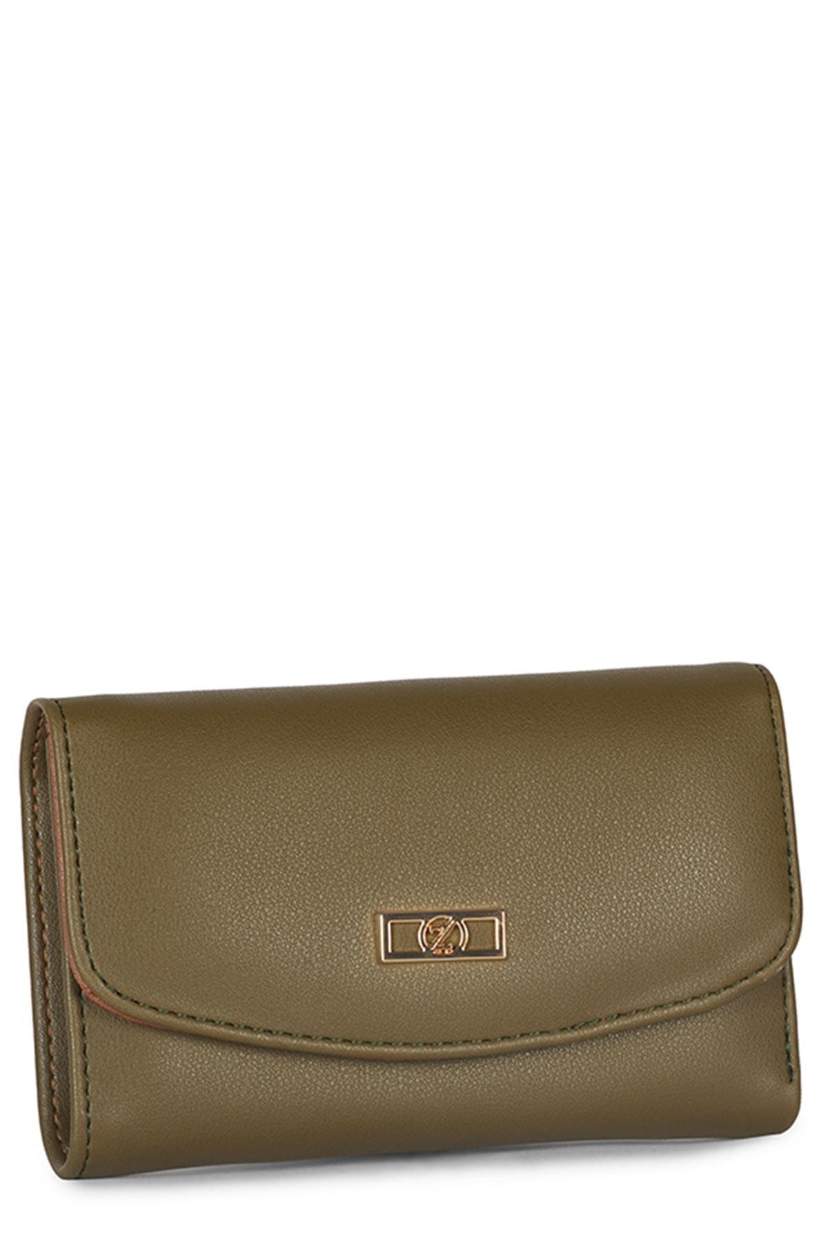 کیف پول پاکتی خاکی ZC024 Zühre