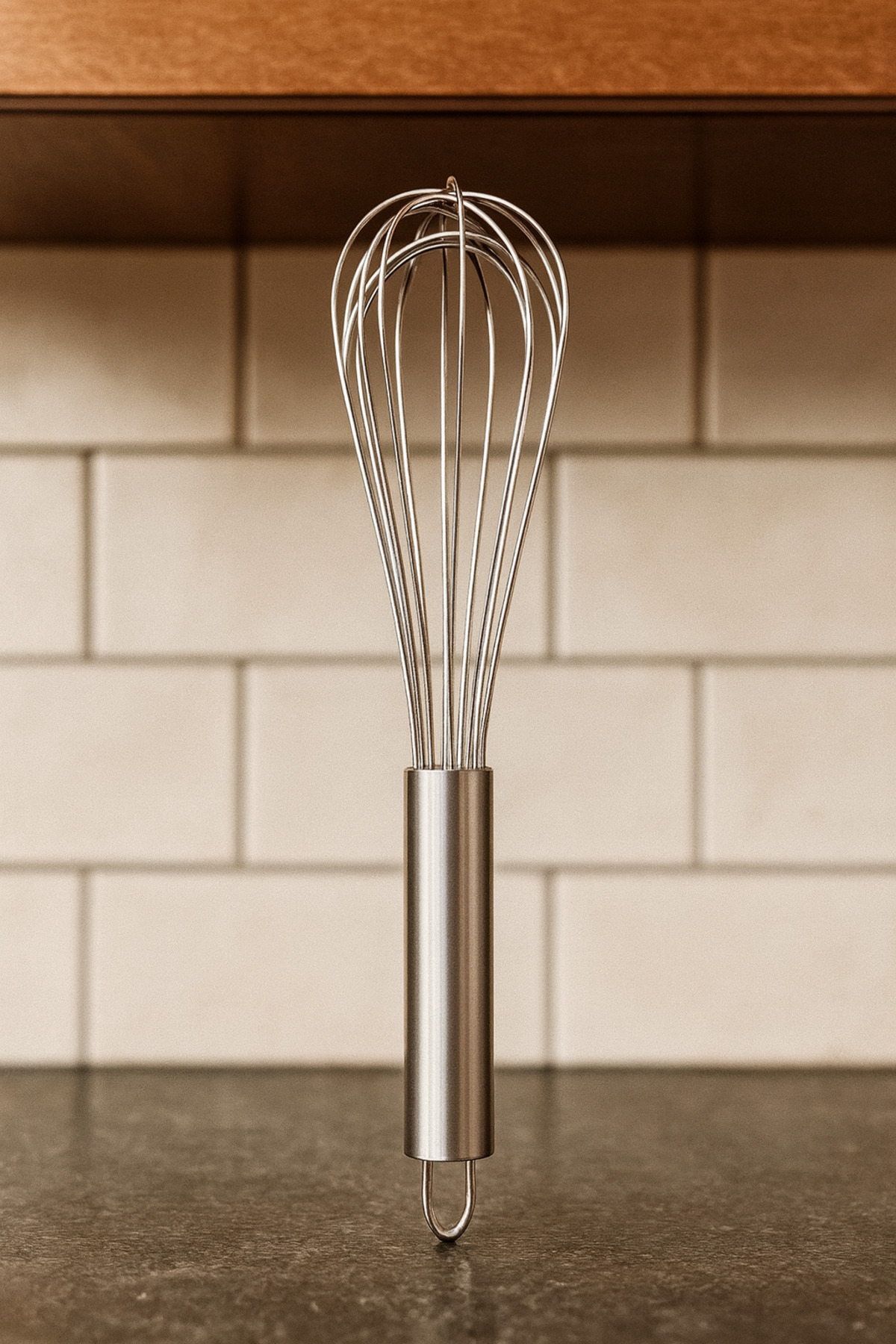 ceviz home züccaciye tekstil ltd şirketi Paslanmaz Çelik Büyük Boy 8 Telli Çırpıcı – 37 cm - 14 İnç