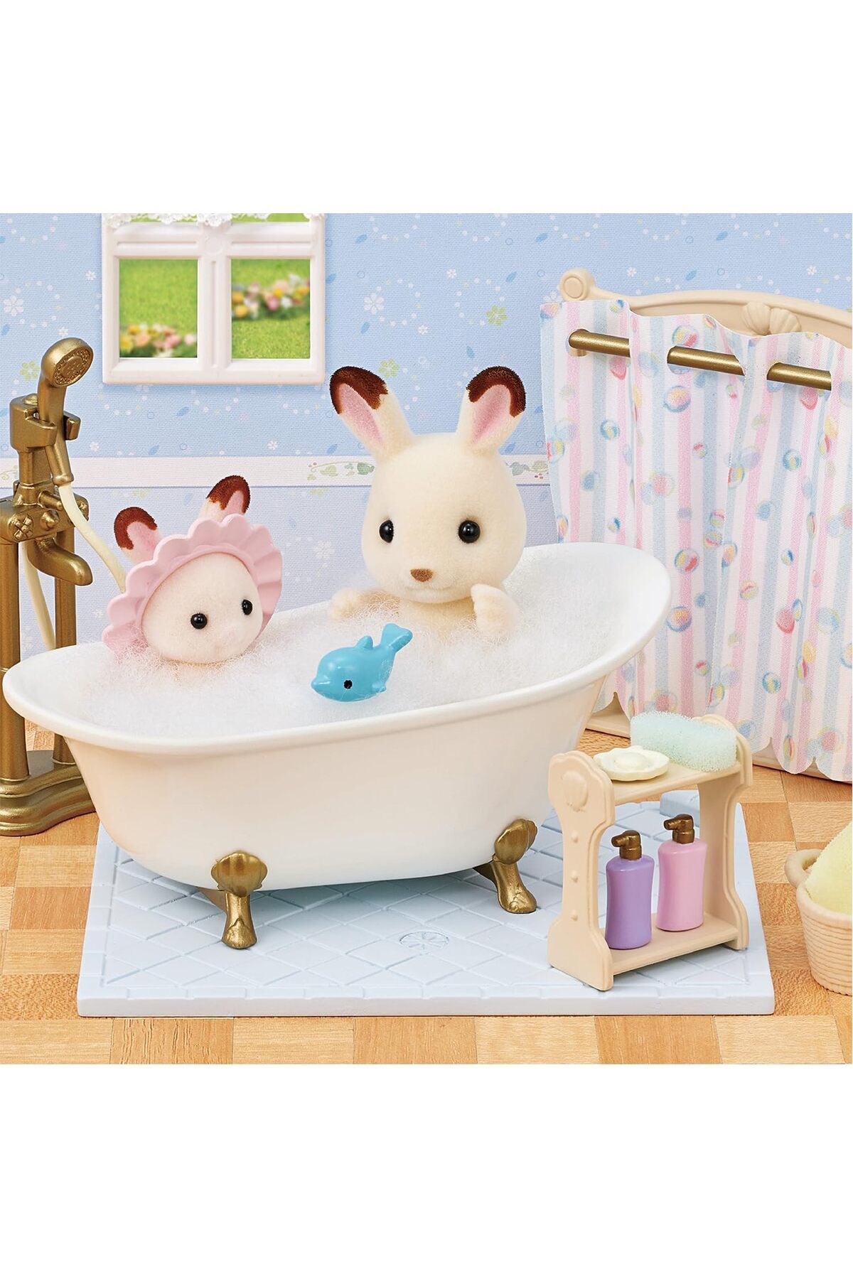 Hype Store Sylvanian Families EPOCH Banyo Ve Duş Seti, Oyuncak fotoğrafı 2 (önizleme)