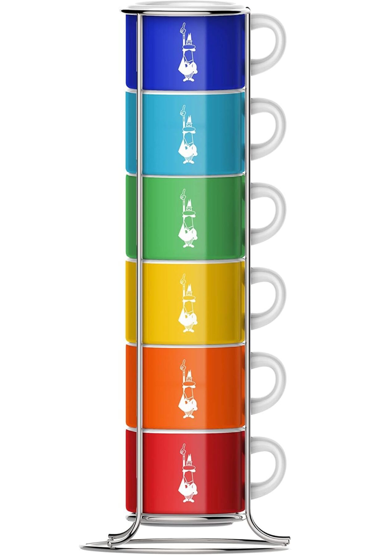 Delixa Bialetti - 6'lı İstiflenebilir Fincan Seti