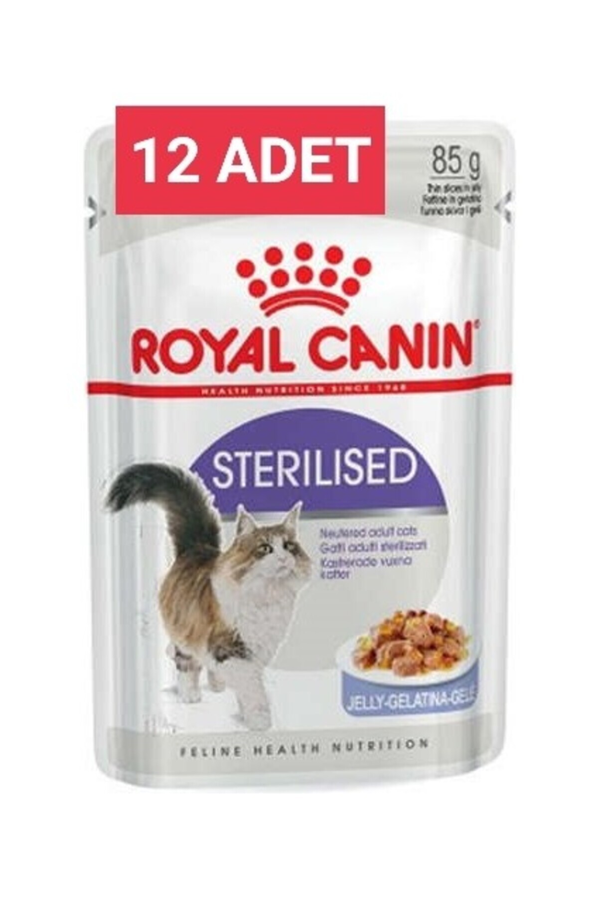 Royal Canin Sterilised Pouch Kısır Kedi Yaş Mama 12 x 85 gr