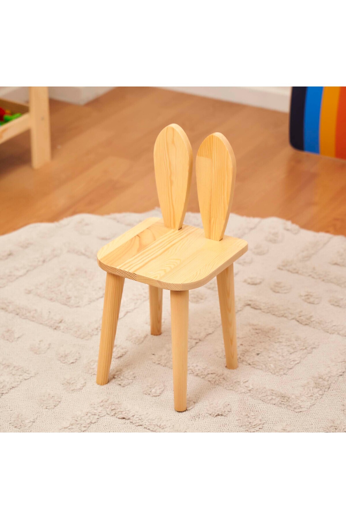 Muyuru Montessori Huş Ahşap Aktivite Masaları için Sandalye, Kişiselleştirilebilir, 1-6 Yaş Arası