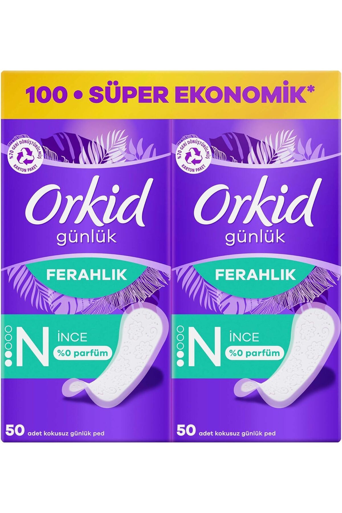 Genel Markalar Yaprak Ultra İnce Günlük Ped 100lü