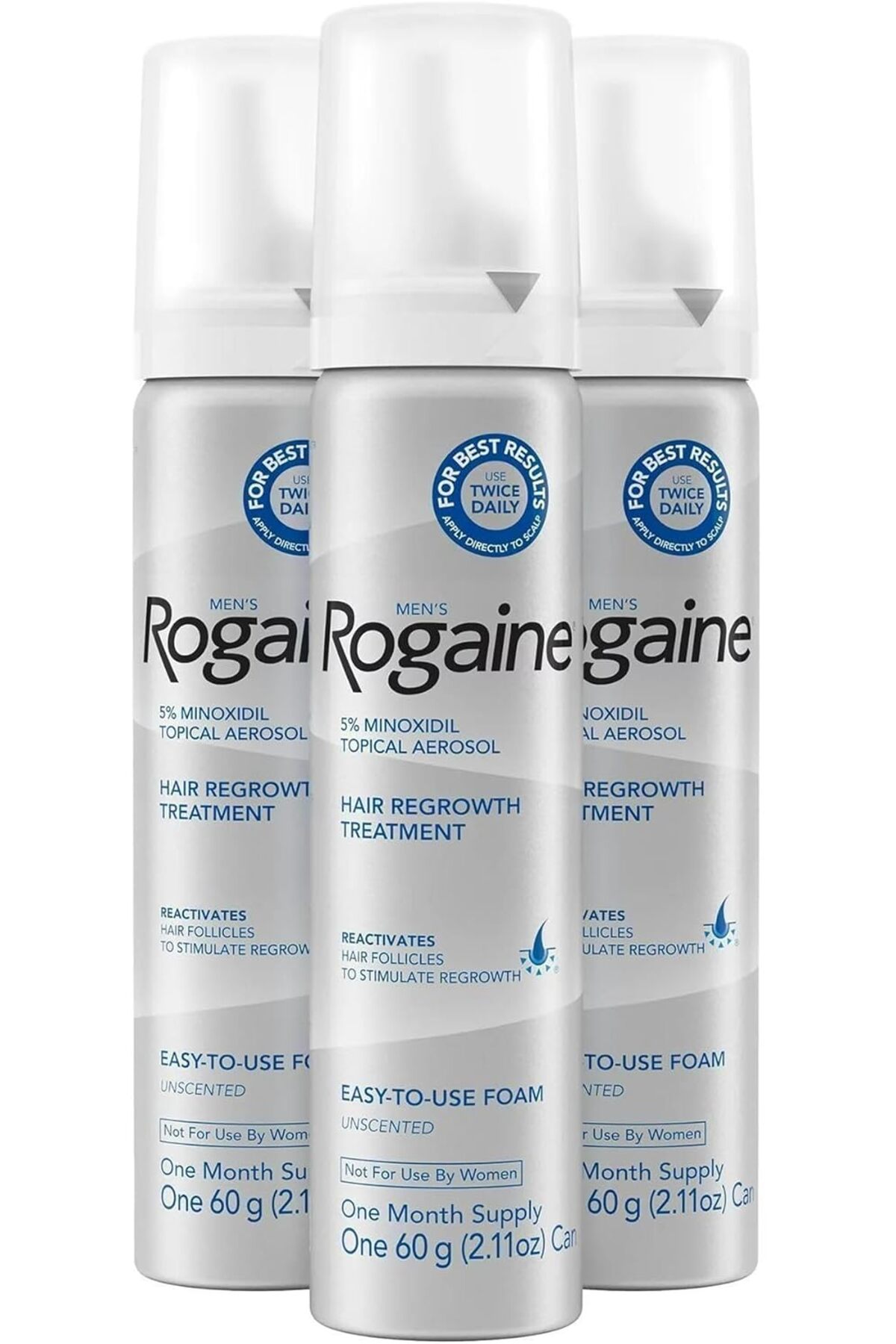 Rogaine Regaine Men Foam 3 Aylık Köpük — B0F6Z9SC92 — تصویر 2 از 2