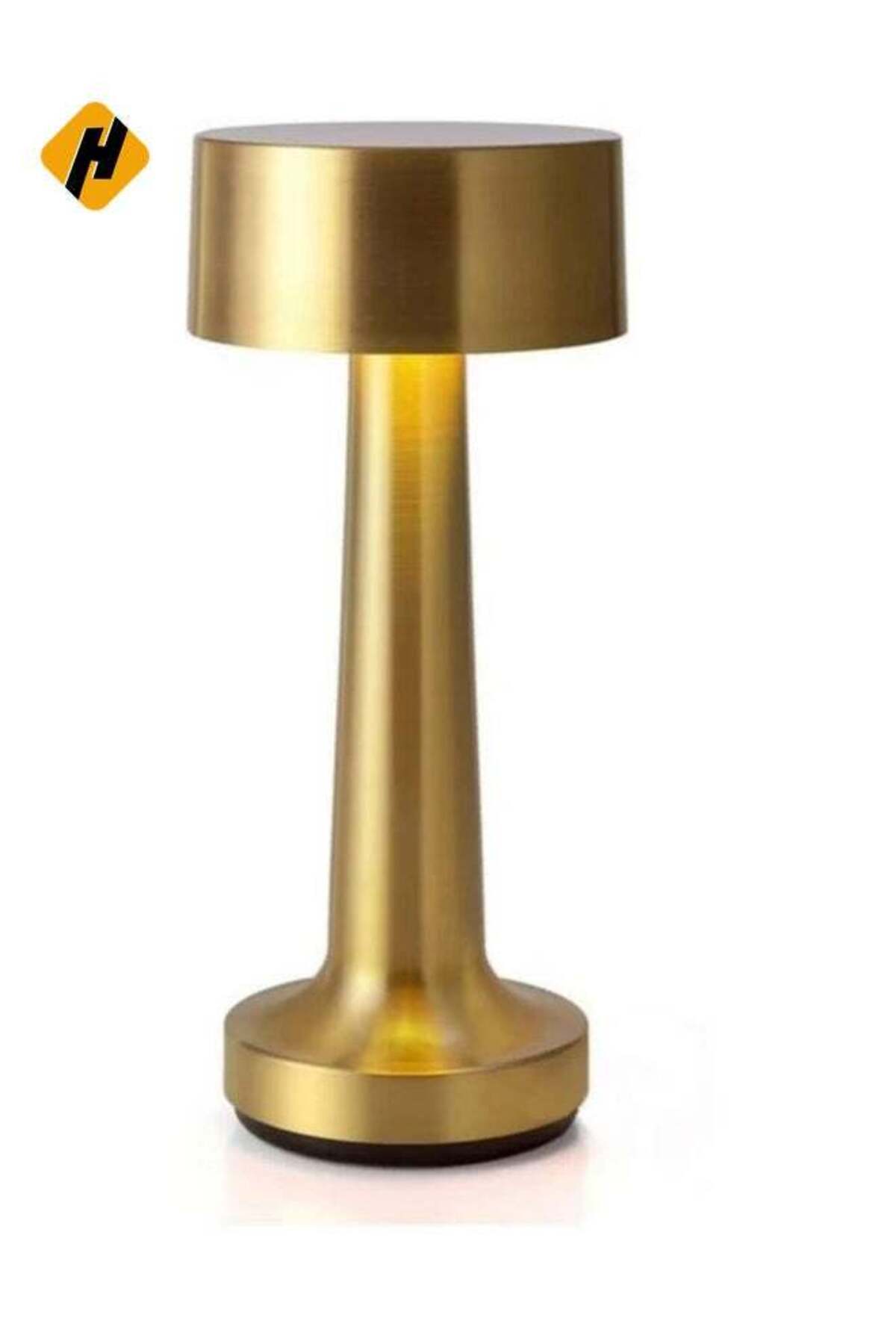 Generic-HuHa Modern Table Lamp Cordless Lighting 3W Dumbbells Style Dimmable Touch Switch LED Rechargeable 1