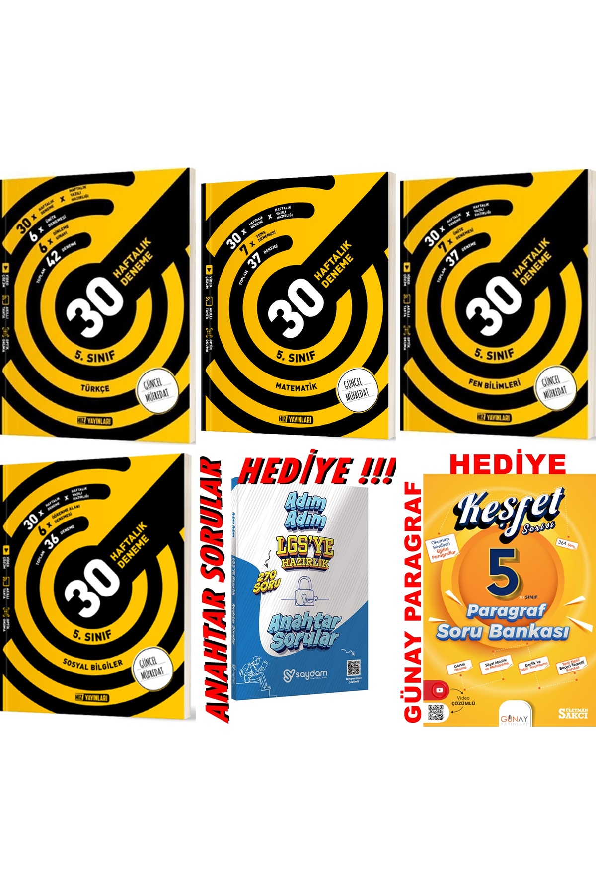 Hız Yayınları HIZ YAYINLARI 5.SINIF 2025-2026 MÜFREDAT 30 HAFTALIK