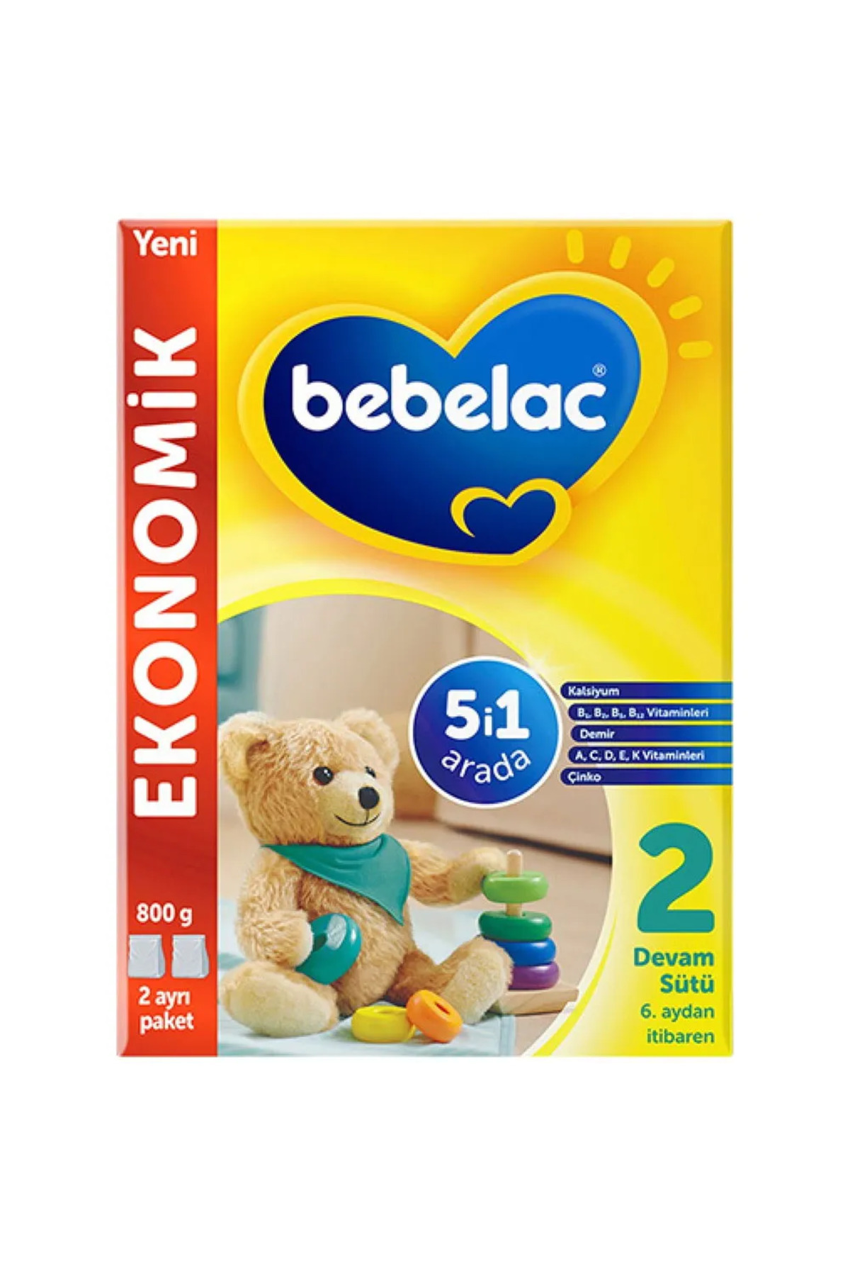 Bebelac 2 Devam Sütü 800 G x 1 Adet