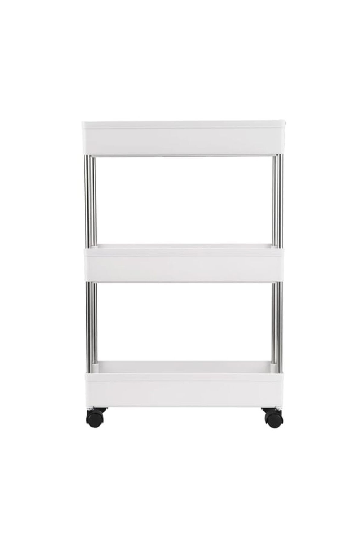 Generic-HavenPlus 3 Tier Slim Storage Cart Mobile Shelving Unit Organizer Slide Out Storage Rolling Utility 1