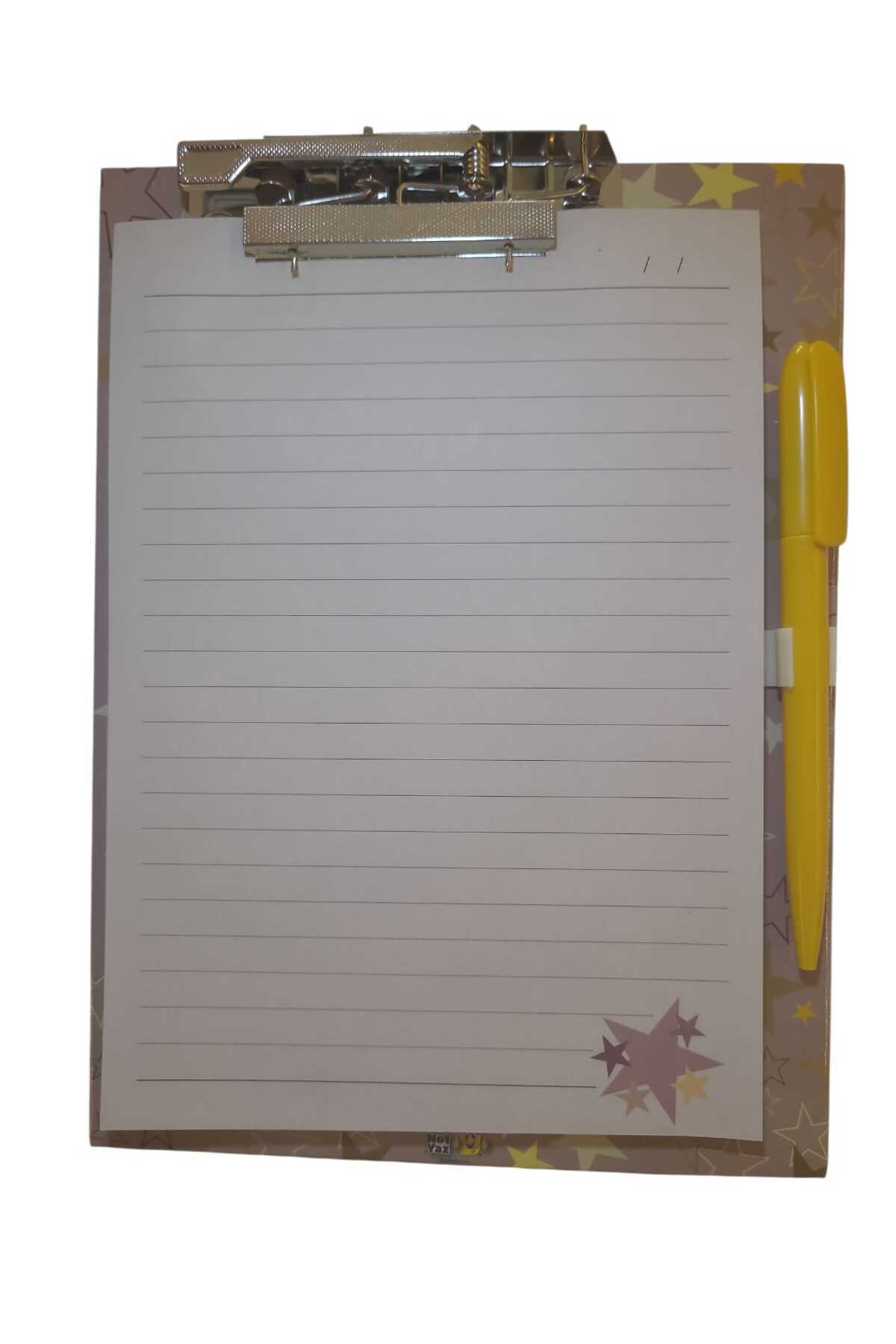 ADN KIRTASİYE Notyaz Sekreterlik(kalemli, desenli)210*145 mm