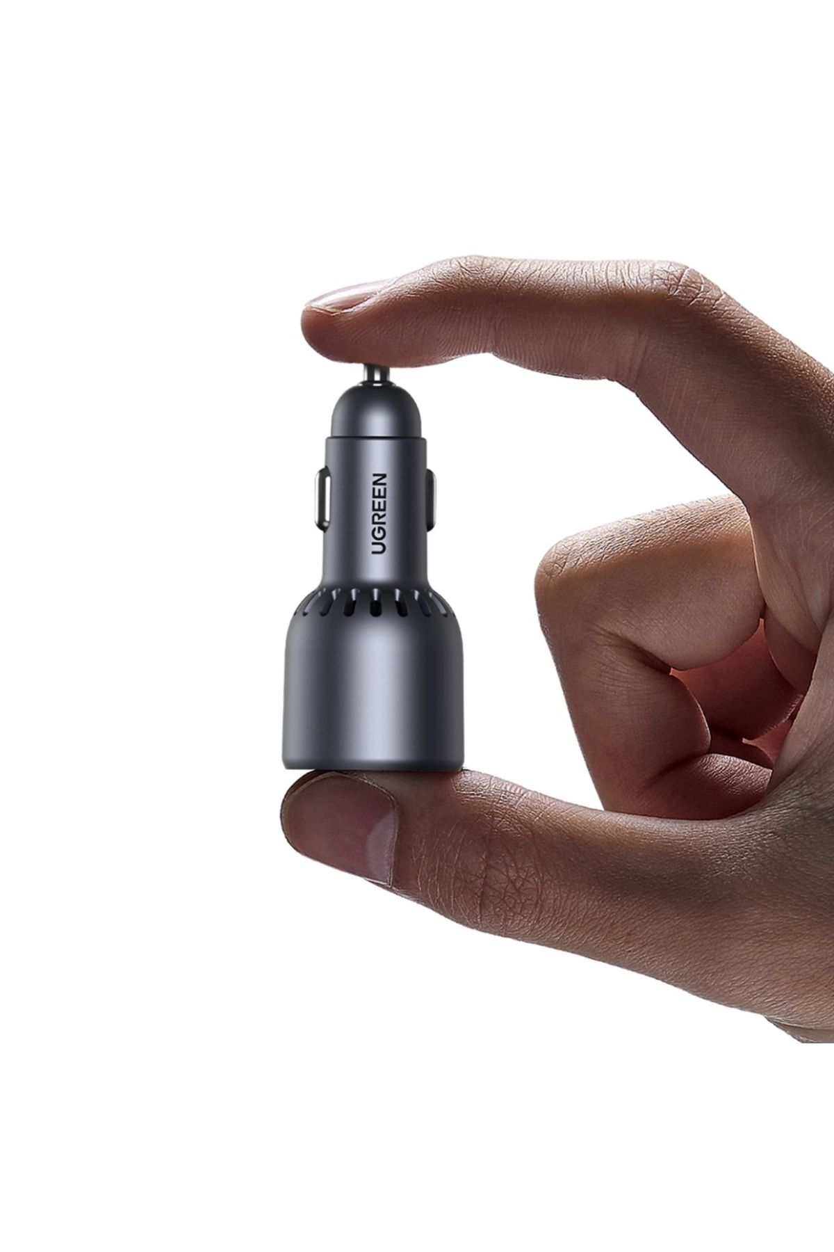 Ugreen-Încărcător auto 3 în 1, încărcare rapidă, USB, 2x Tip-C, USB, 75 W, 3 A, PD3.0, QC 3.0, EC703, Negru 2