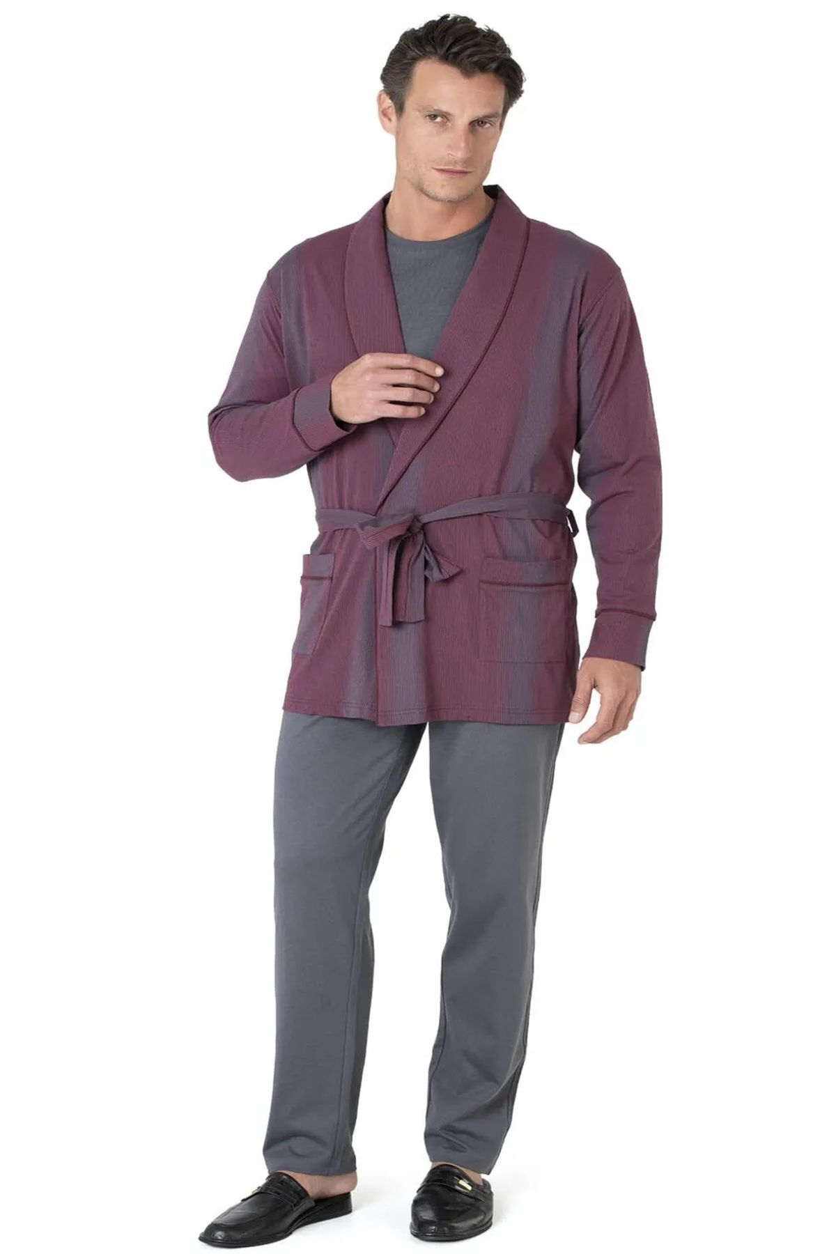 ست پیژامه مردانه راسته آستین بلند | پیر کاردین Pierre Cardin PCEP5635 - تصویر 2