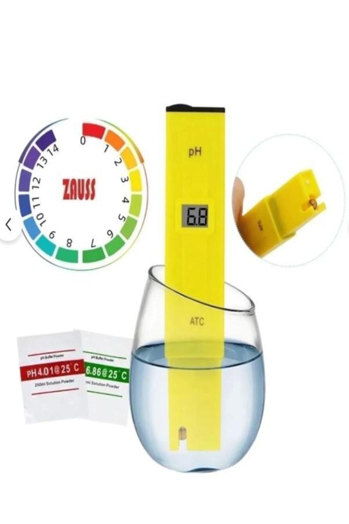 Genel Markalar Dijital Ph Metre 0.01 Hassasiyetinde Su Sıvı Akvaryum Ph Ölçer Pil Kap 2 Adet Çözelti