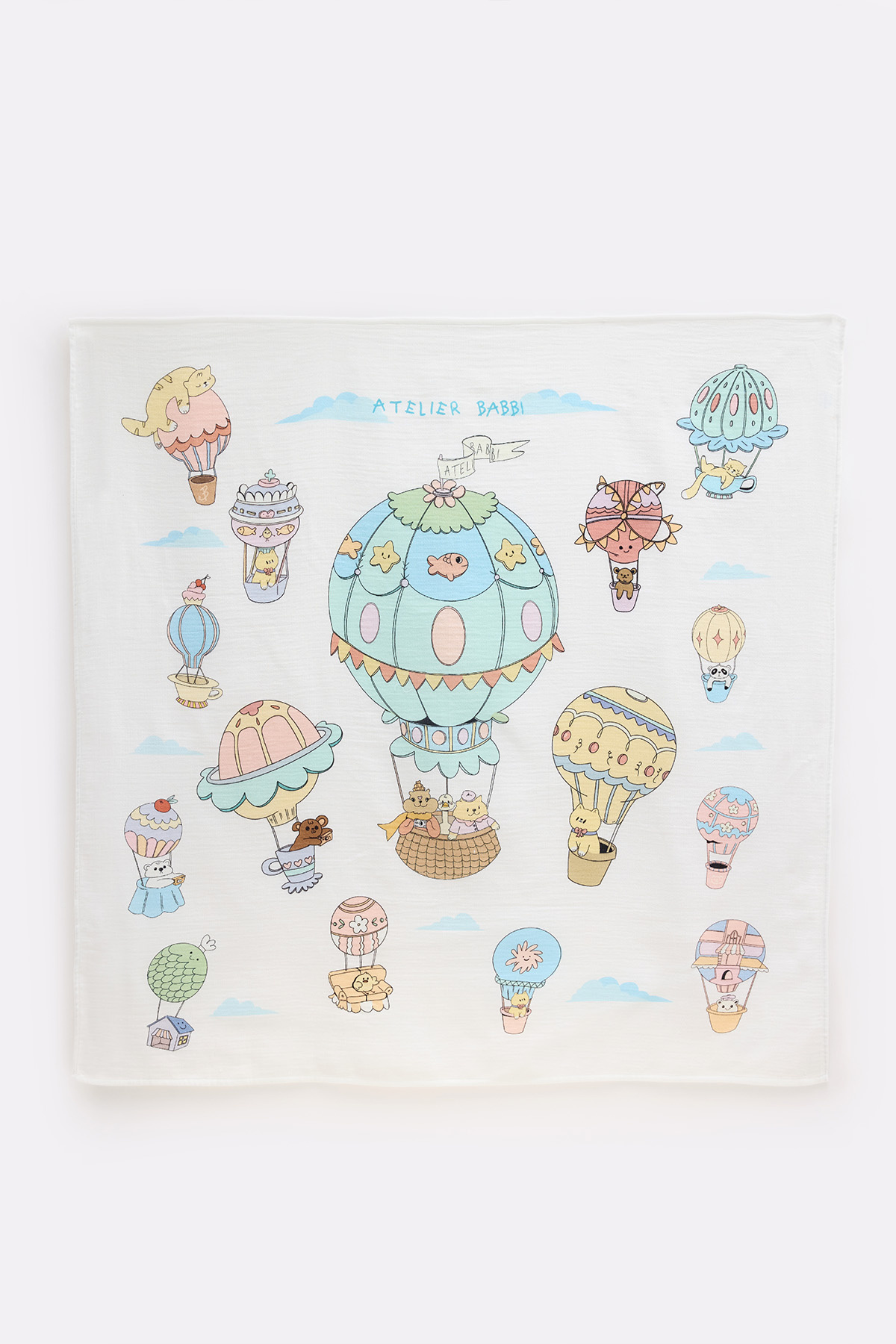 Atelier Babbi Çift Katlı Müslin Bebek Örtüsü - Kapadokya