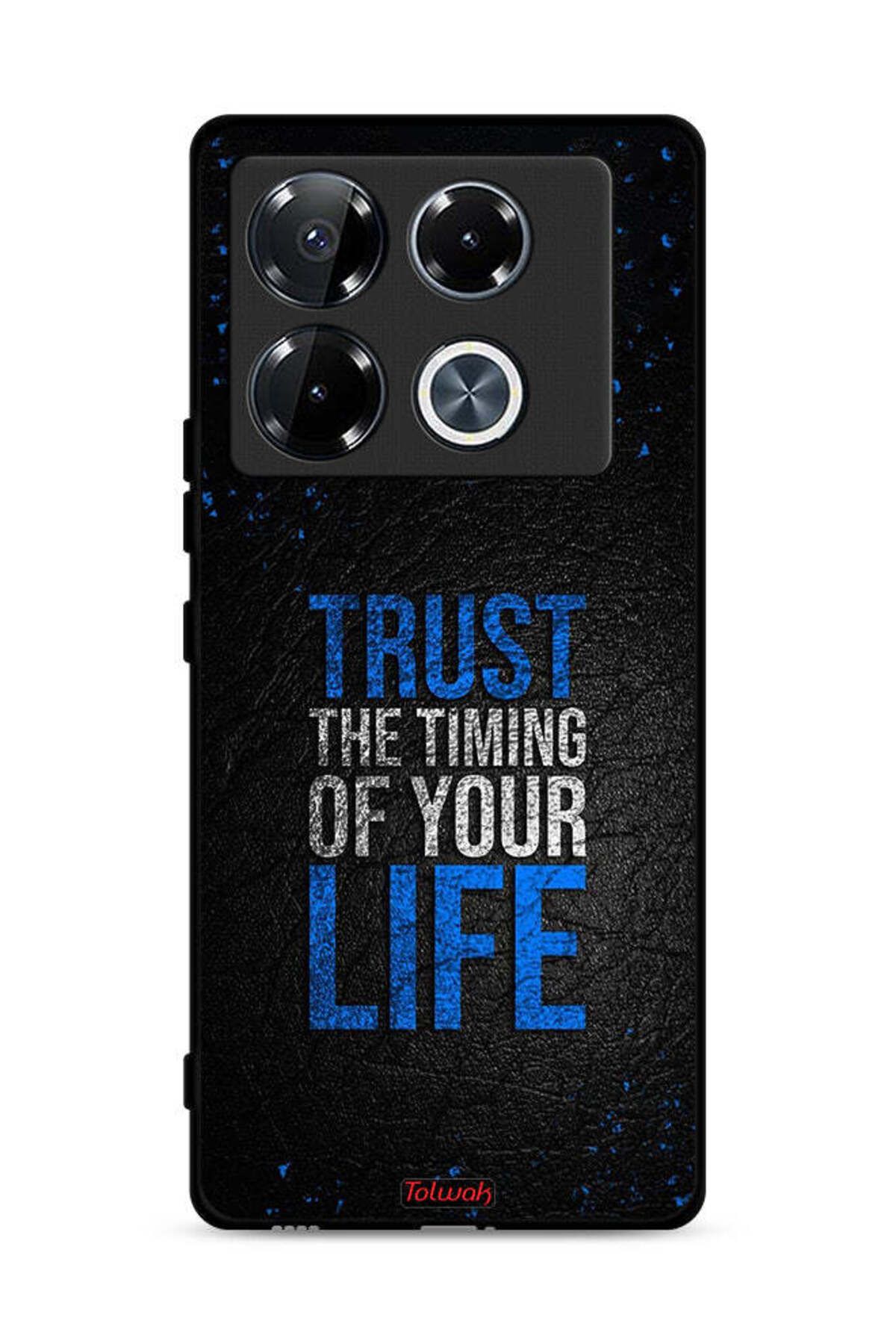 Tolwak-Infinix Note 40 Pro Plus 5G Protective Case Cover Trust The Timing Of Your Life 1