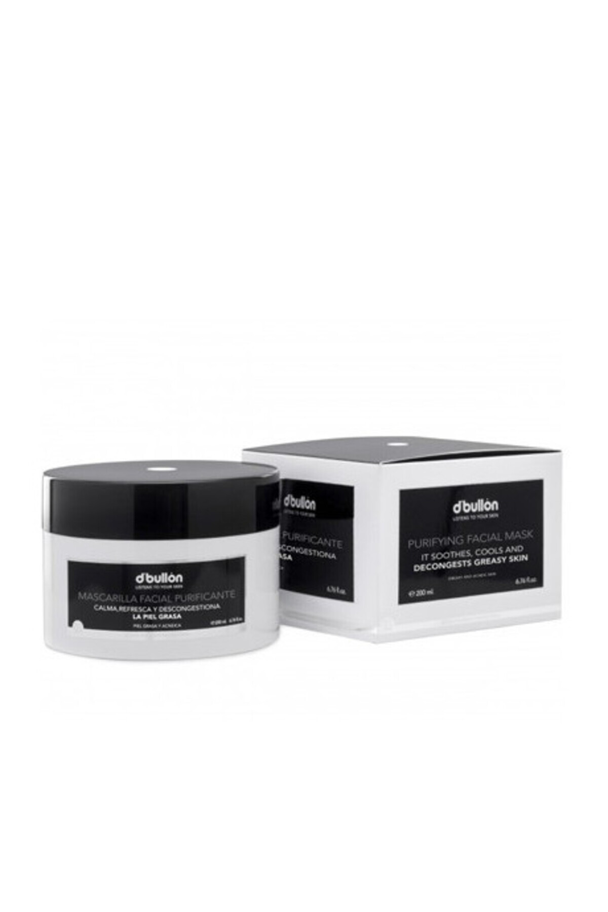 D'BULLON-Purifying, Calming and Decongesting Mask for Oily Skin 200 ML 1