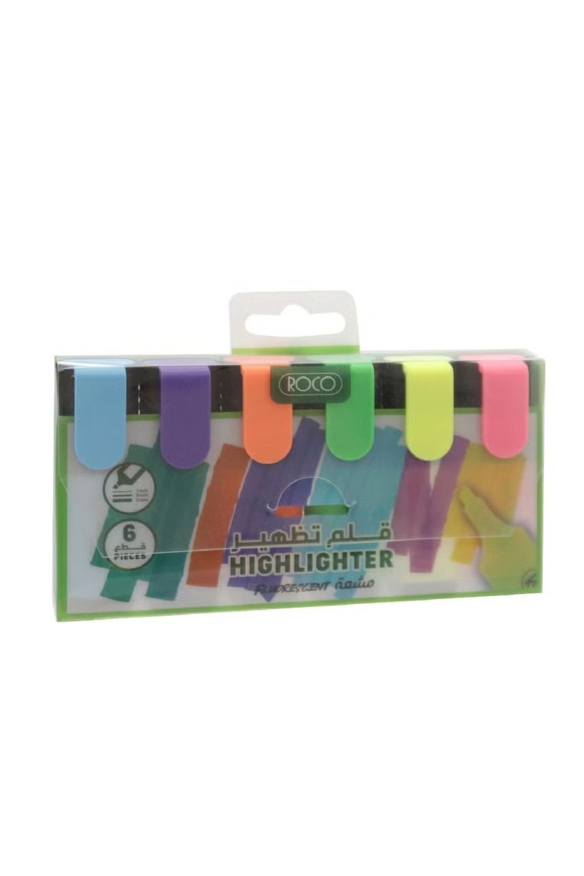 Roco-70 Mini Highlighter Set – 1.2 to 3 mm Chisel Tip 1