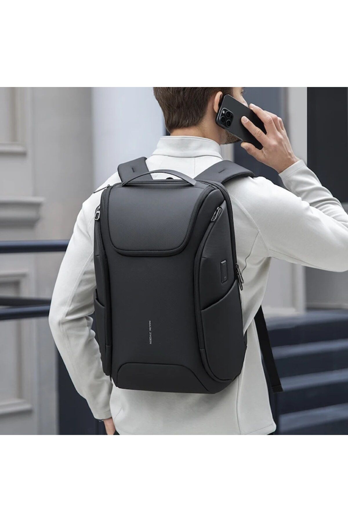 Mark Ryden-Waterproof Backpack Mark Ryden, Business with Multiple Compartments, USB Charging Port, Fits 15.6-in 3
