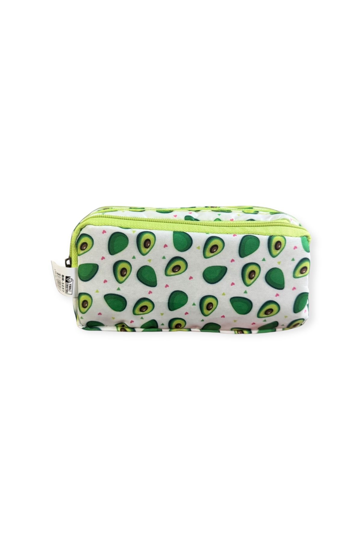 Polin-Three Compartment Patterned Pencil Bag, 8 Different Models, Zippered, Large Size 3