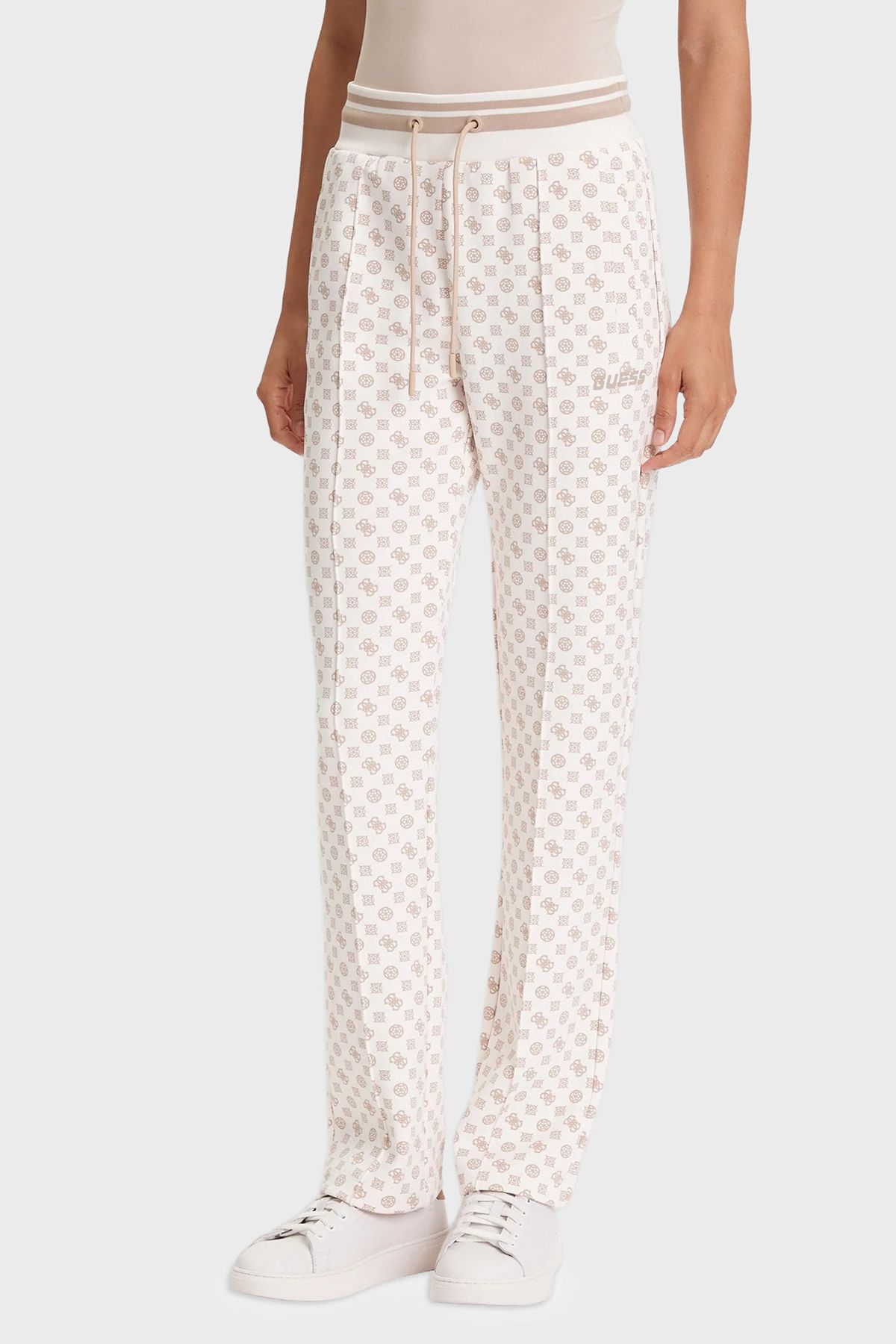 Guess-New Aggie 4g Logo Printed Regular Fit Jogger Pants V5Yb20Kb212 Pants V5Yb20 Kb212 1