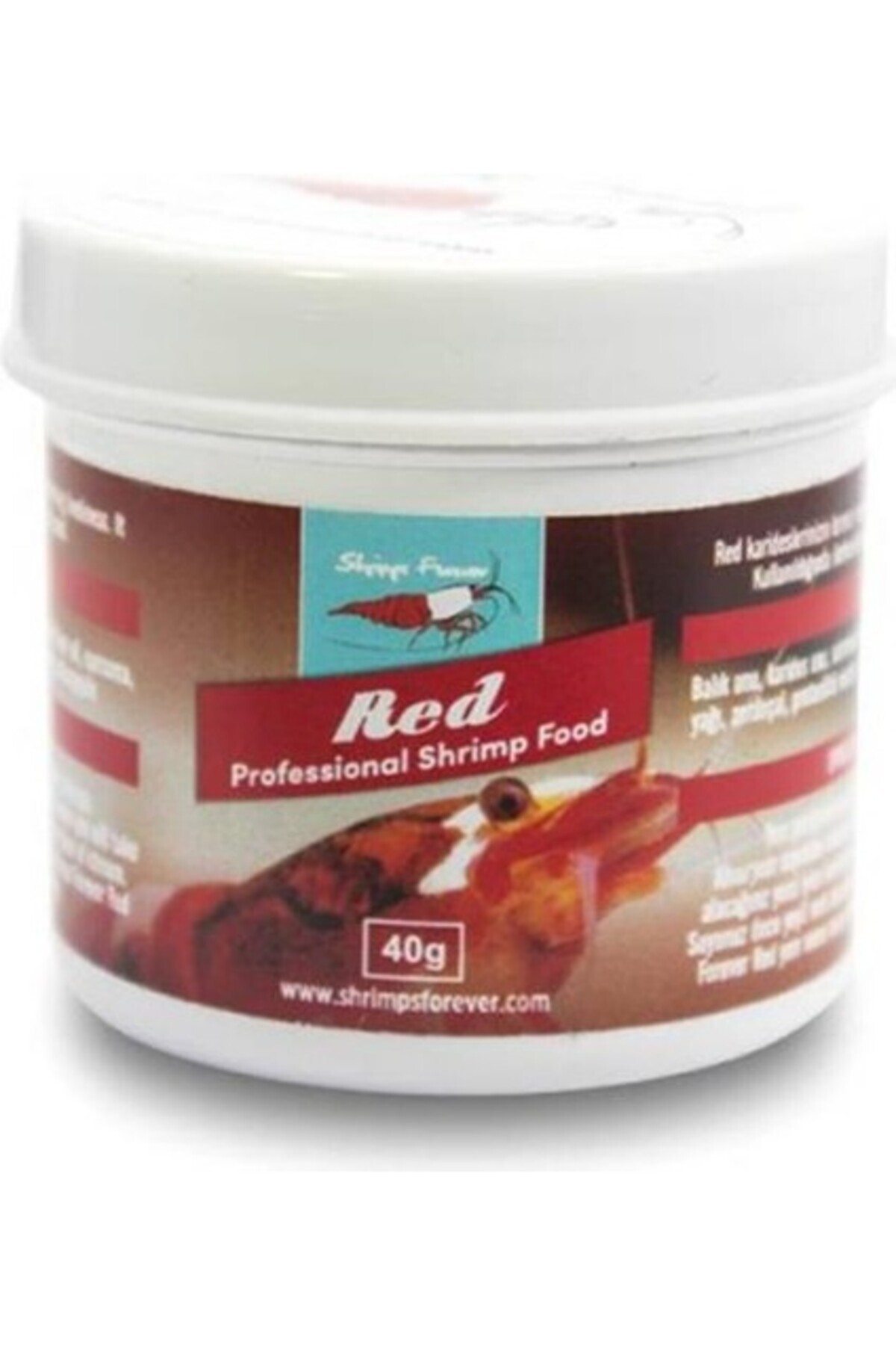 Genel Markalar Tropical Shrimps Forever Red Karides Renk Yemi 40GR