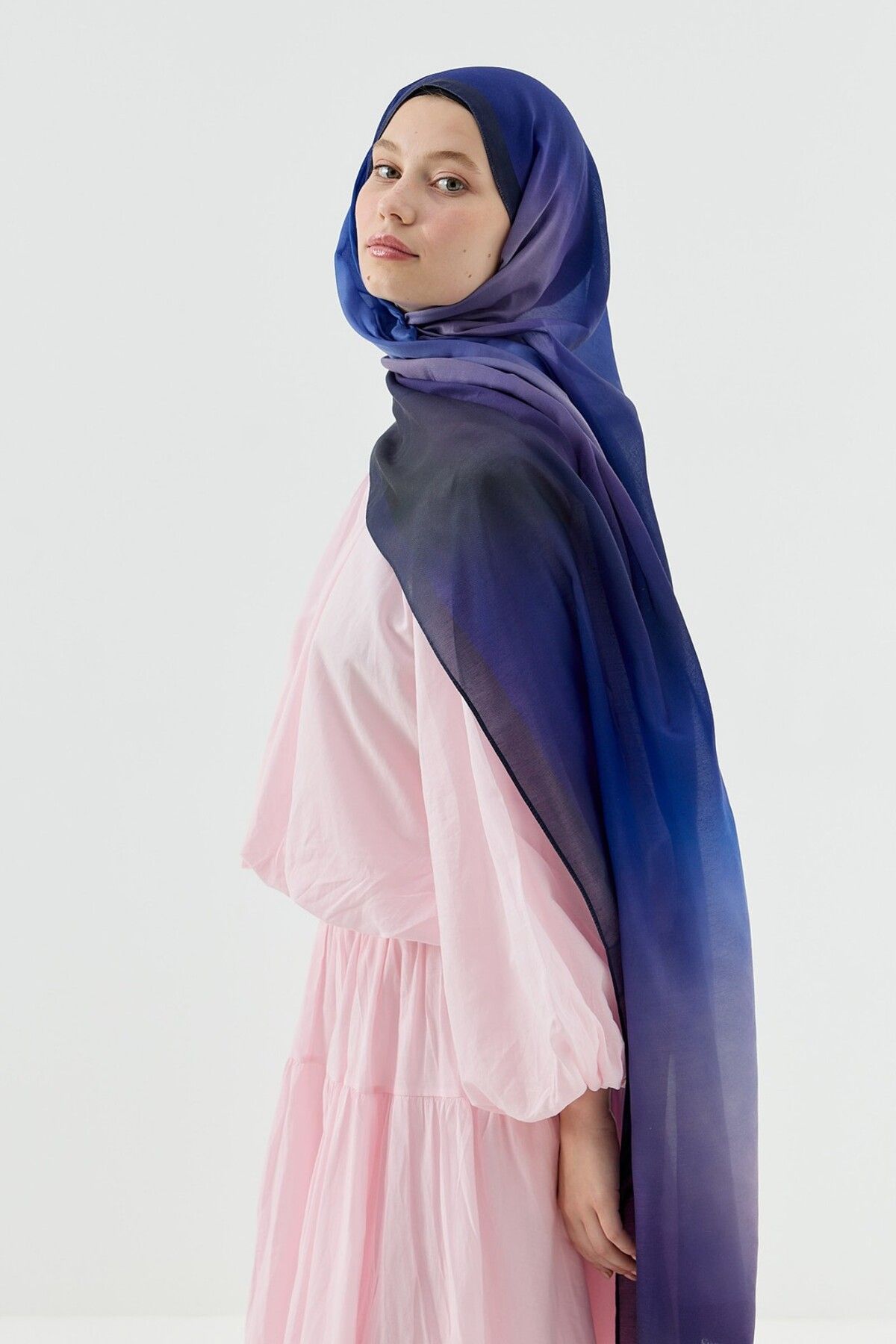 Modakaşmir-Mirage Pattern Cotton Shawl 3