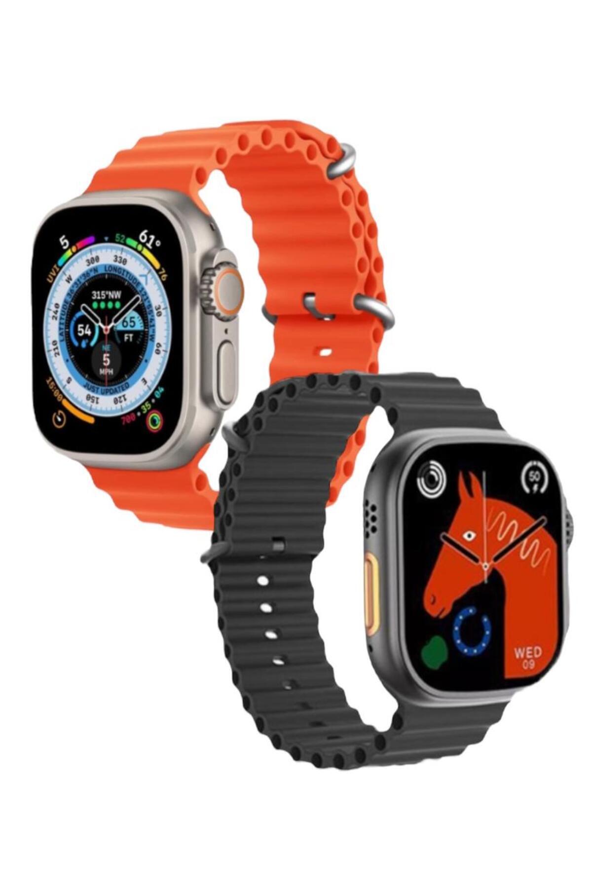 Generic-Ultra 2 Space Titanium case smart watch with activity tracking 3