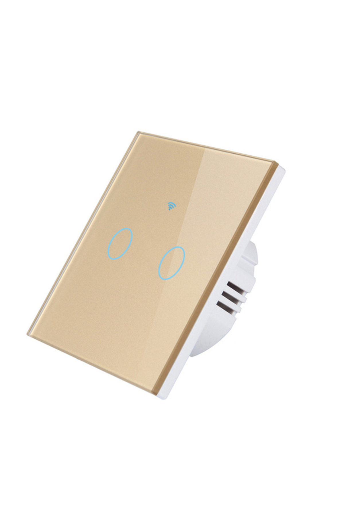 VisionHub-Smart Touch Switch, Wireless, Wi-fi, 2 Channels, Tempered Glass,iOS/Android,Tuya,Amazon Alexa/Google 2