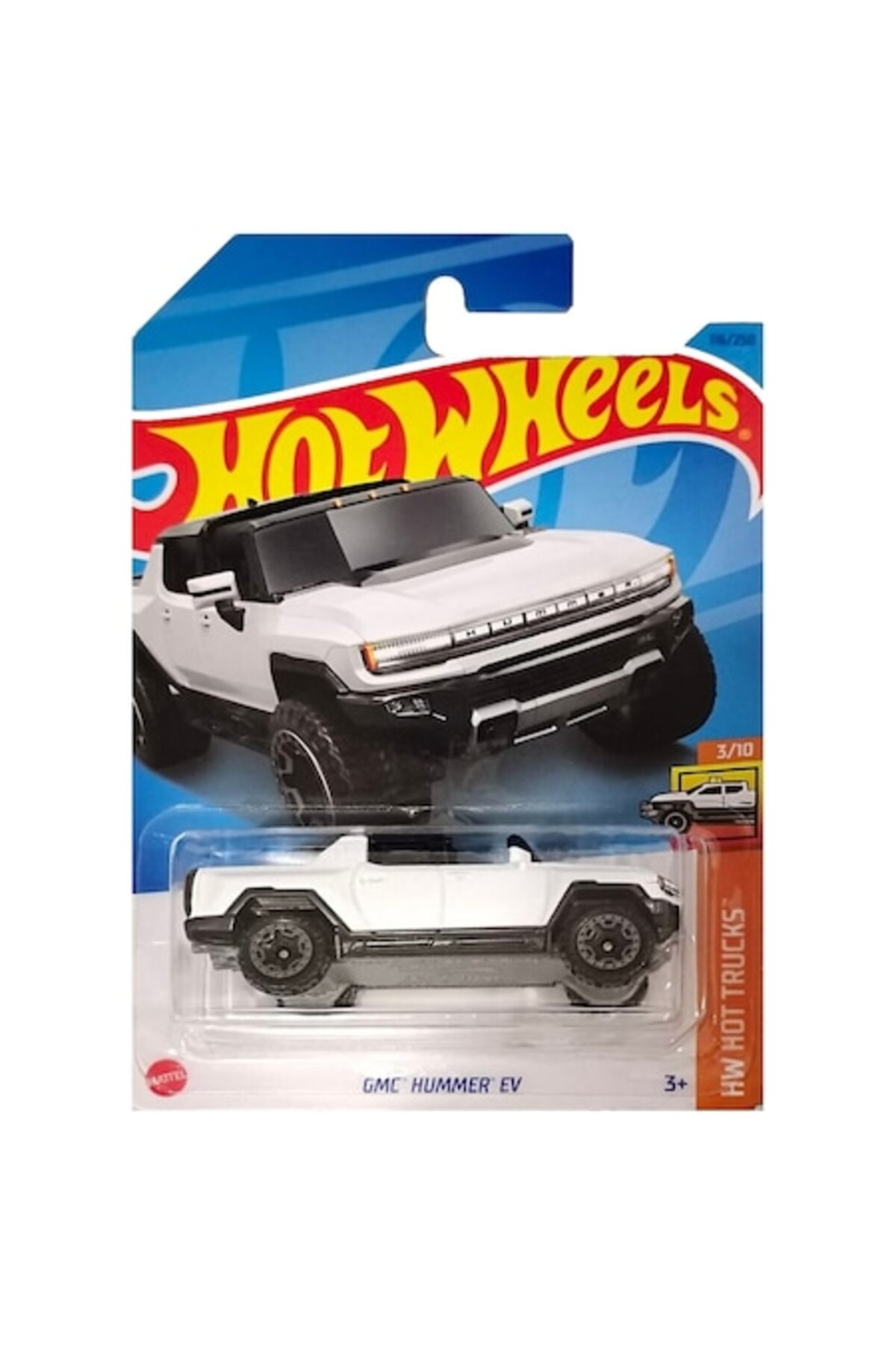Masinuta Hot Wheels, GMC Hummer EV, alb