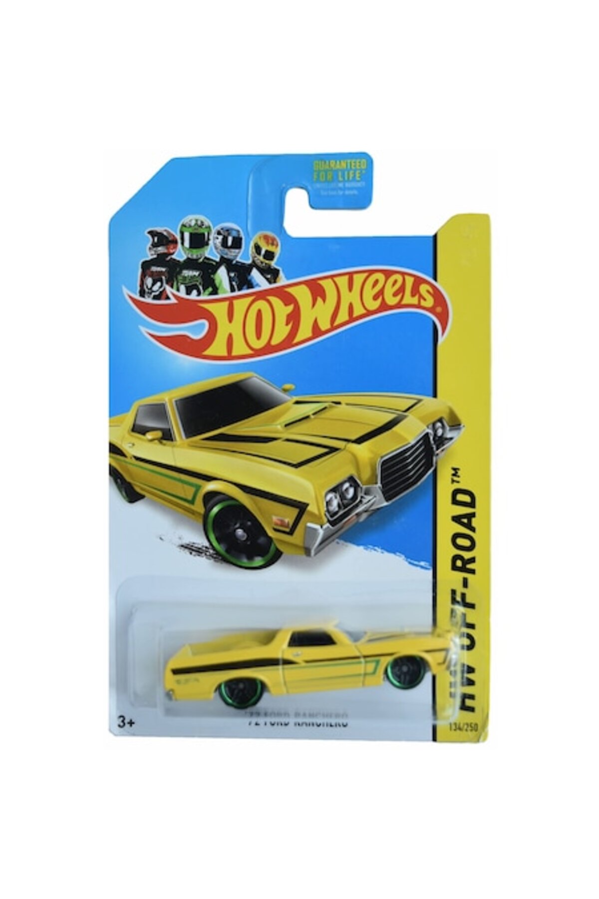 Masinuta metalica Hot Wheels, '72 Ford Ranchero, Colectia 2014, 1:64, Galben