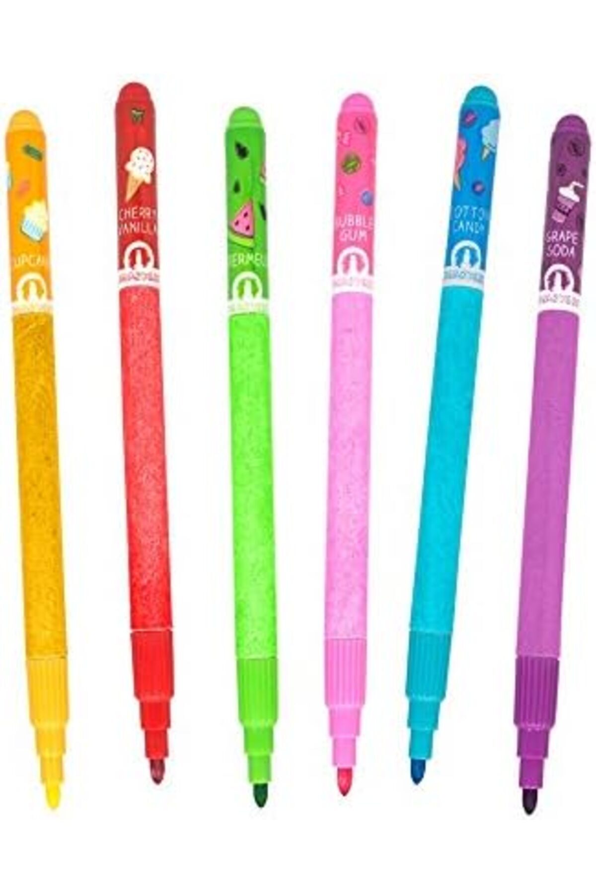 Scentco-Pack Of 6 - Multi Color Scented Markers 3