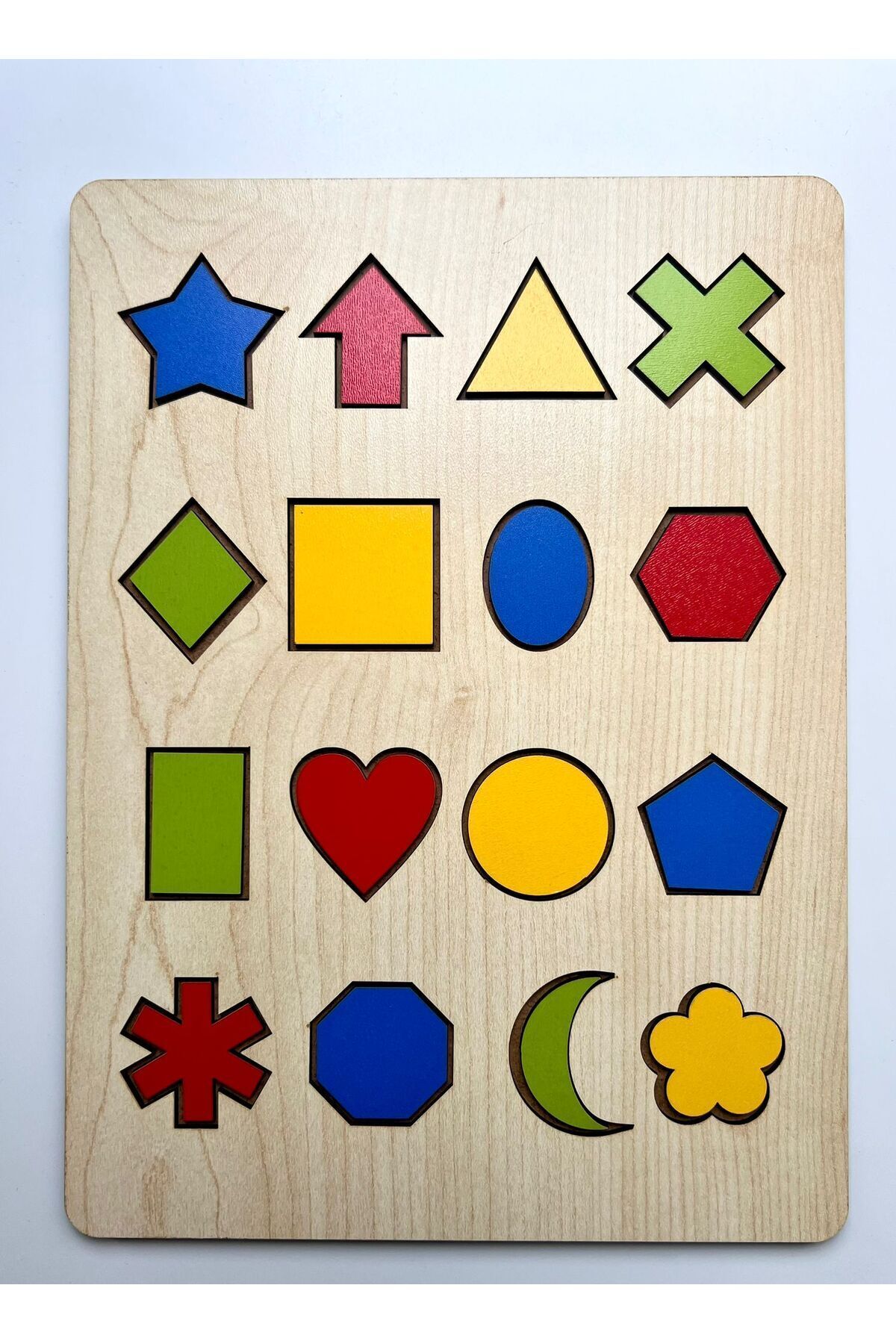 بازی چوبی بولتاگ، اشکال هندسی، آموزشی مونتهسوری، پازل بولتاگ