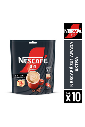 Nescafe Nescafé 3ü1 Arada Extra 10'lu Paket 10x16.5g