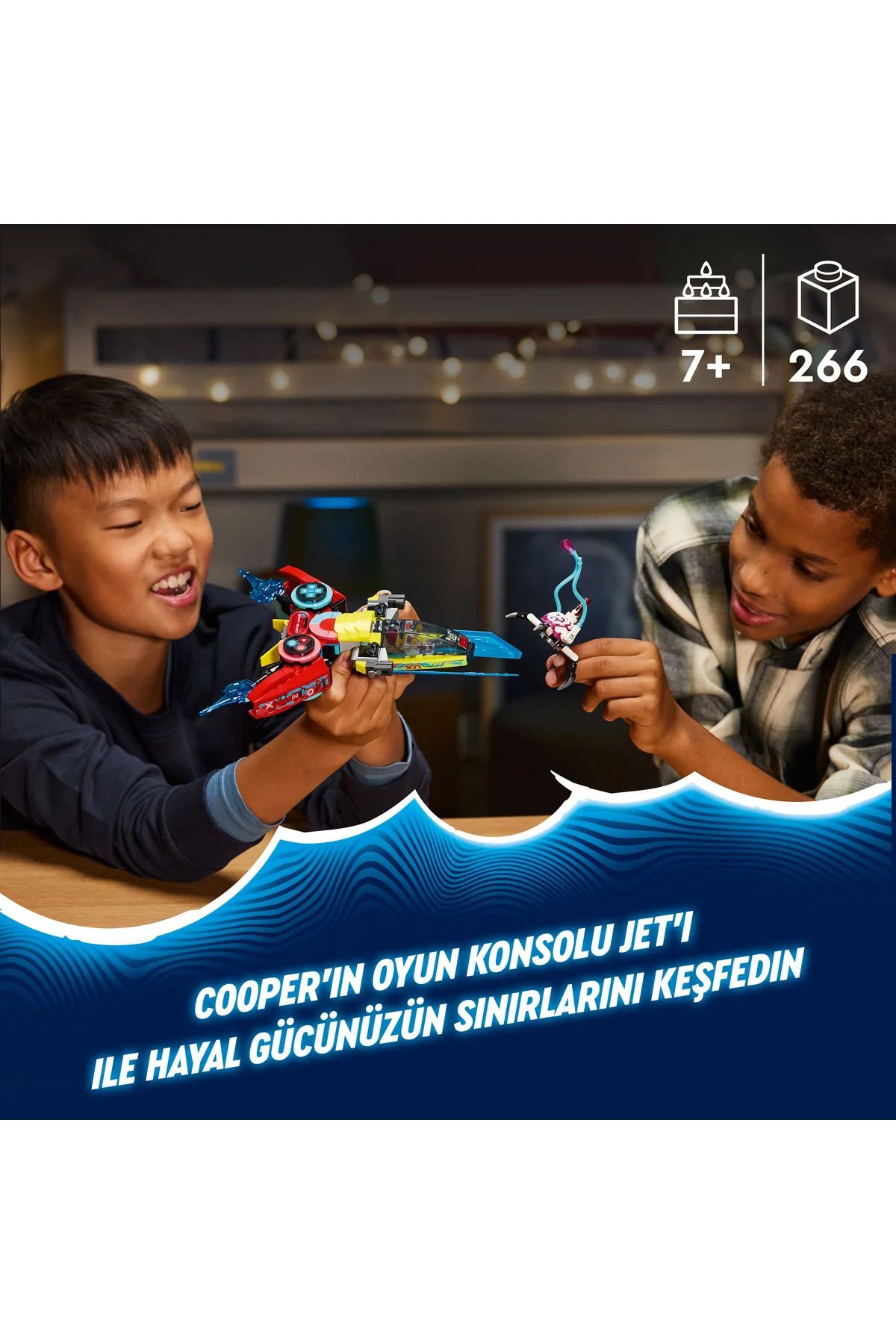 LEGO-®   دريمزز ™   مجموعة بناء وحدة التحكم في اللعبة Cooper's Jet 71489 - عمر 7 سنوات فما فوق (266 قطعة) 5