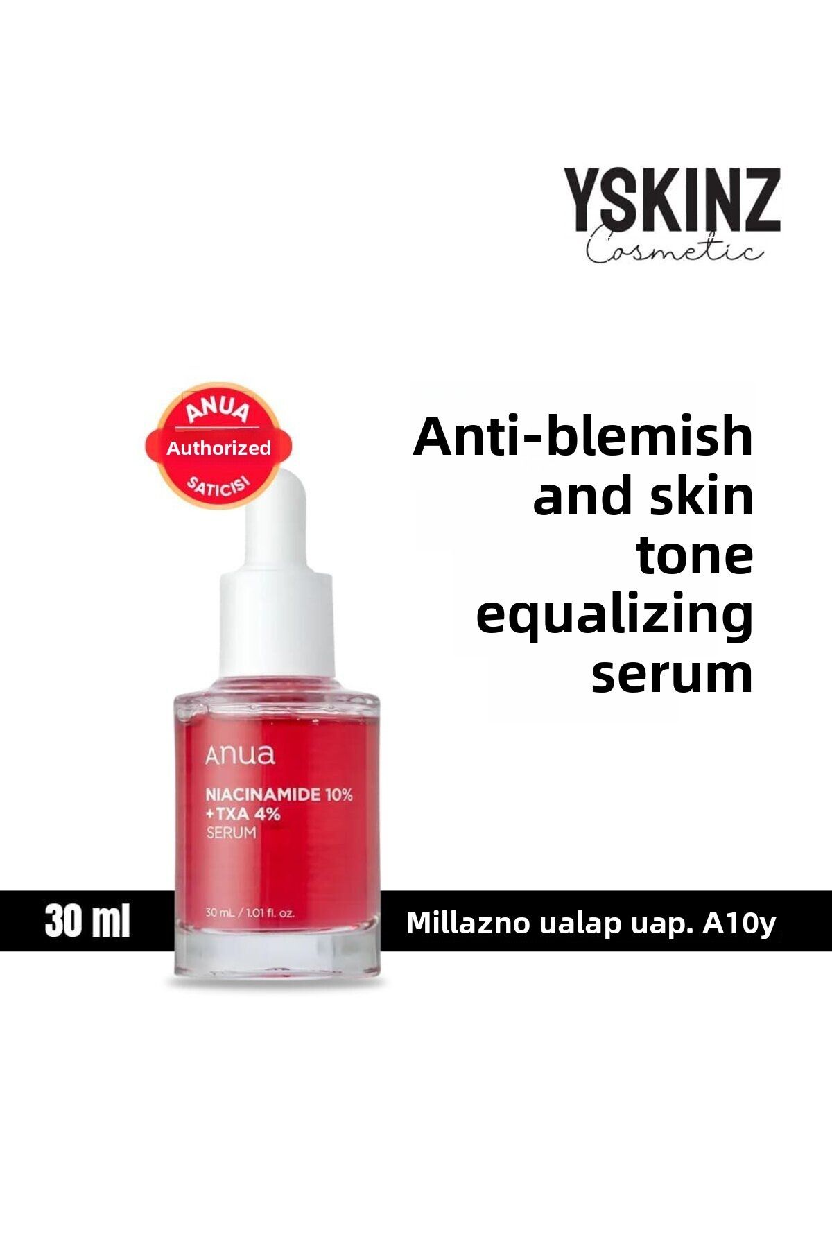 ANUA-NIACINAMIDA 10% + TXA 4% SER 30ml 2