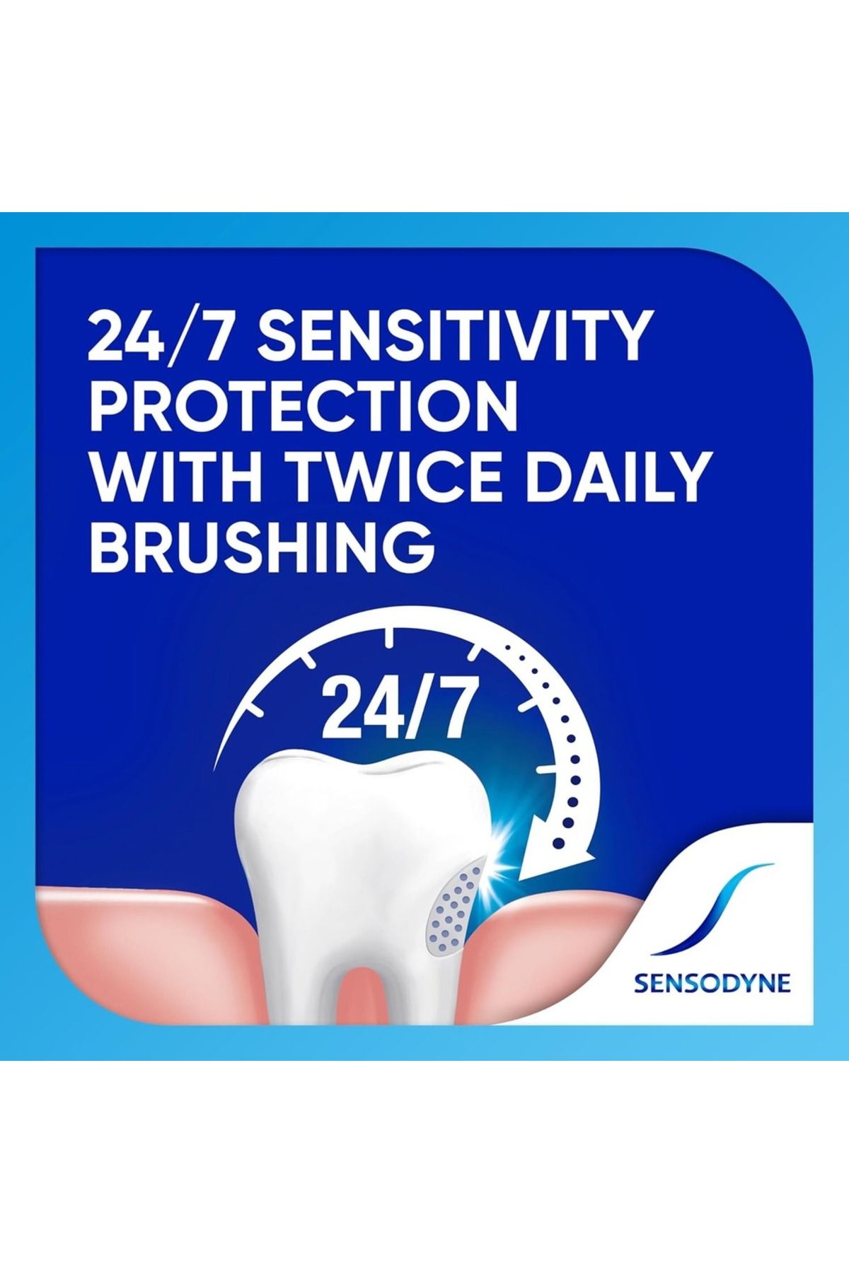 Sensodyne-معجون أسنان بروناميل لتبييض لطيف 75 مل لتخفيف حساسية الأسنان مع قوة تبييض لطيفة 5