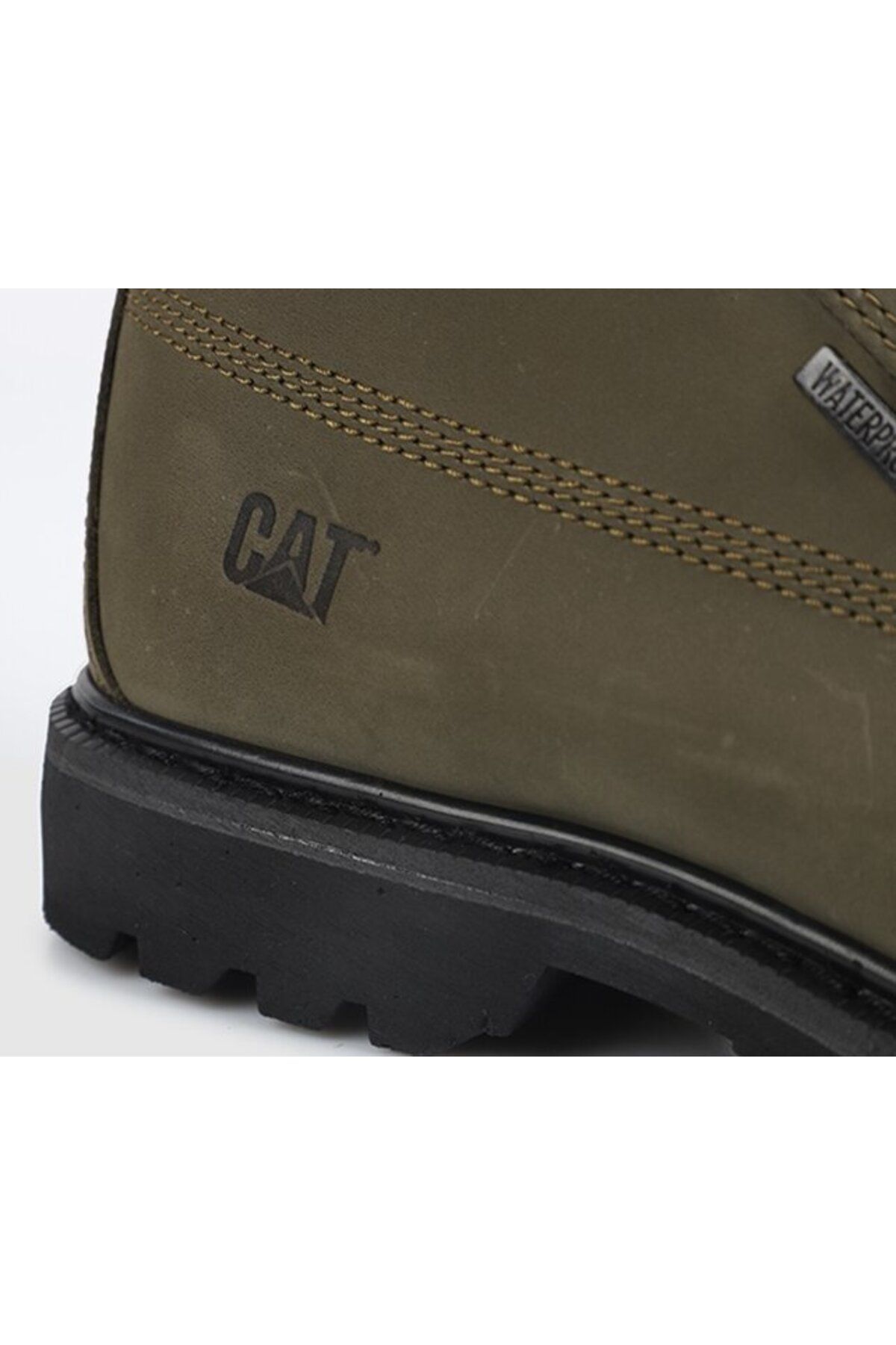 Caterpillar-Overpass Wp Olive Black Ανδρικές μπότες Nubuck O05 015M101226 5